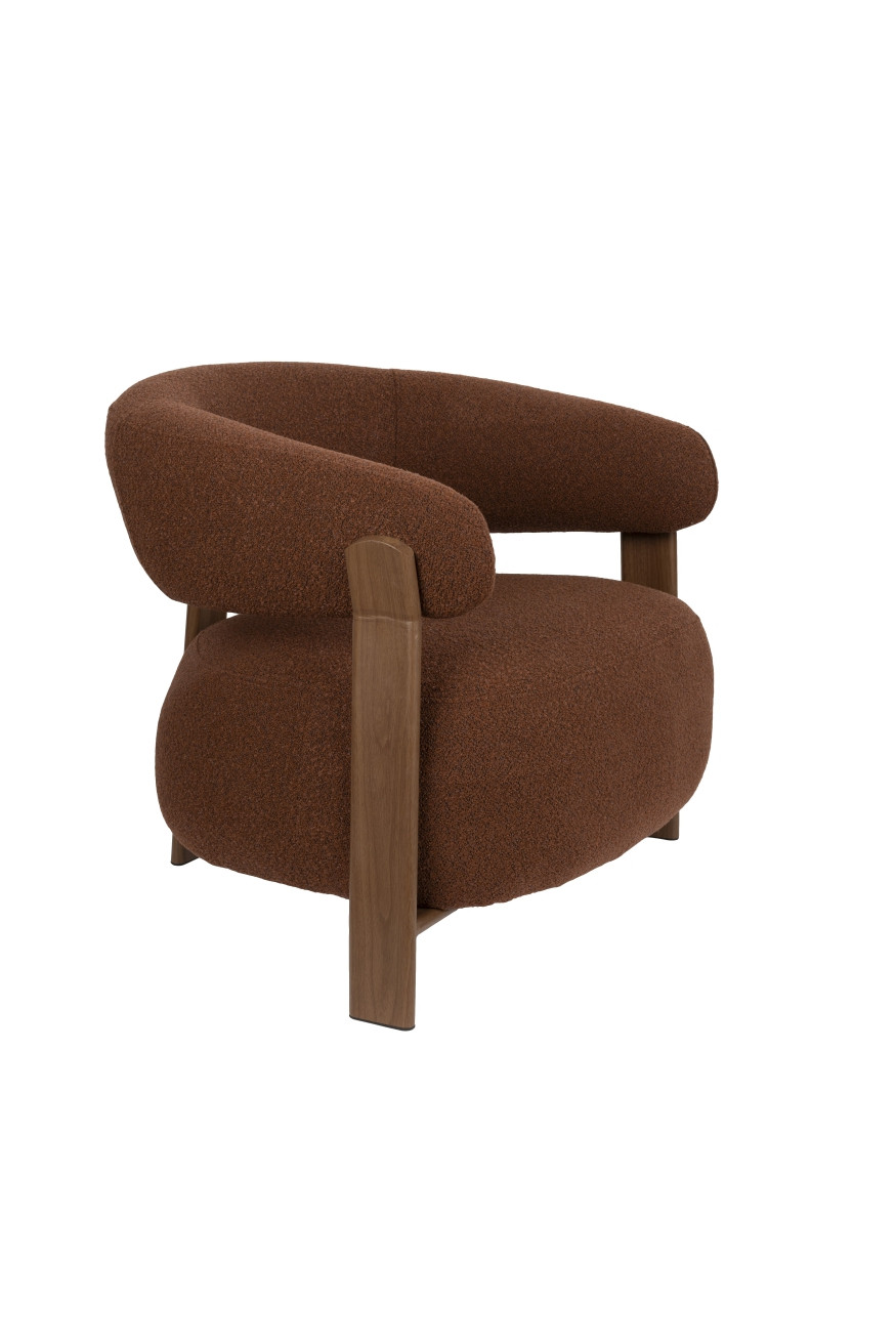 Fauteuil design en tissu, bohème, ROBYN, BOITE A DESIGN