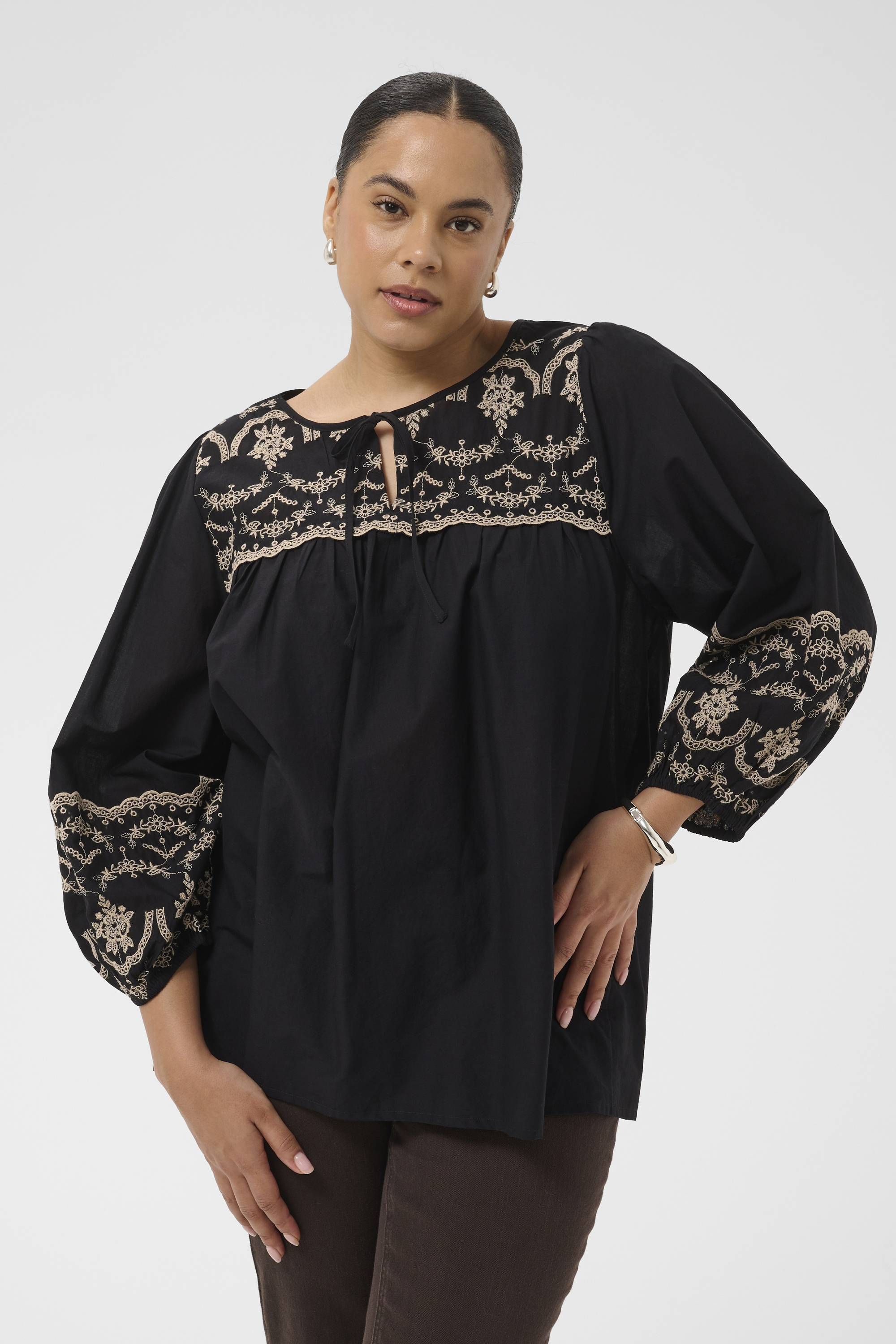 Blouse à manches longues, KAFFE CURVE