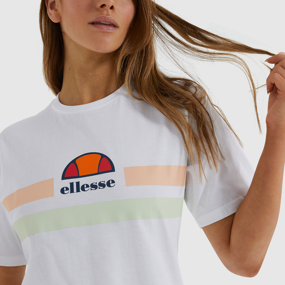 Kinematica Vrijstelling uitdrukken T-shirt met losse snit lattea wit Ellesse | La Redoute