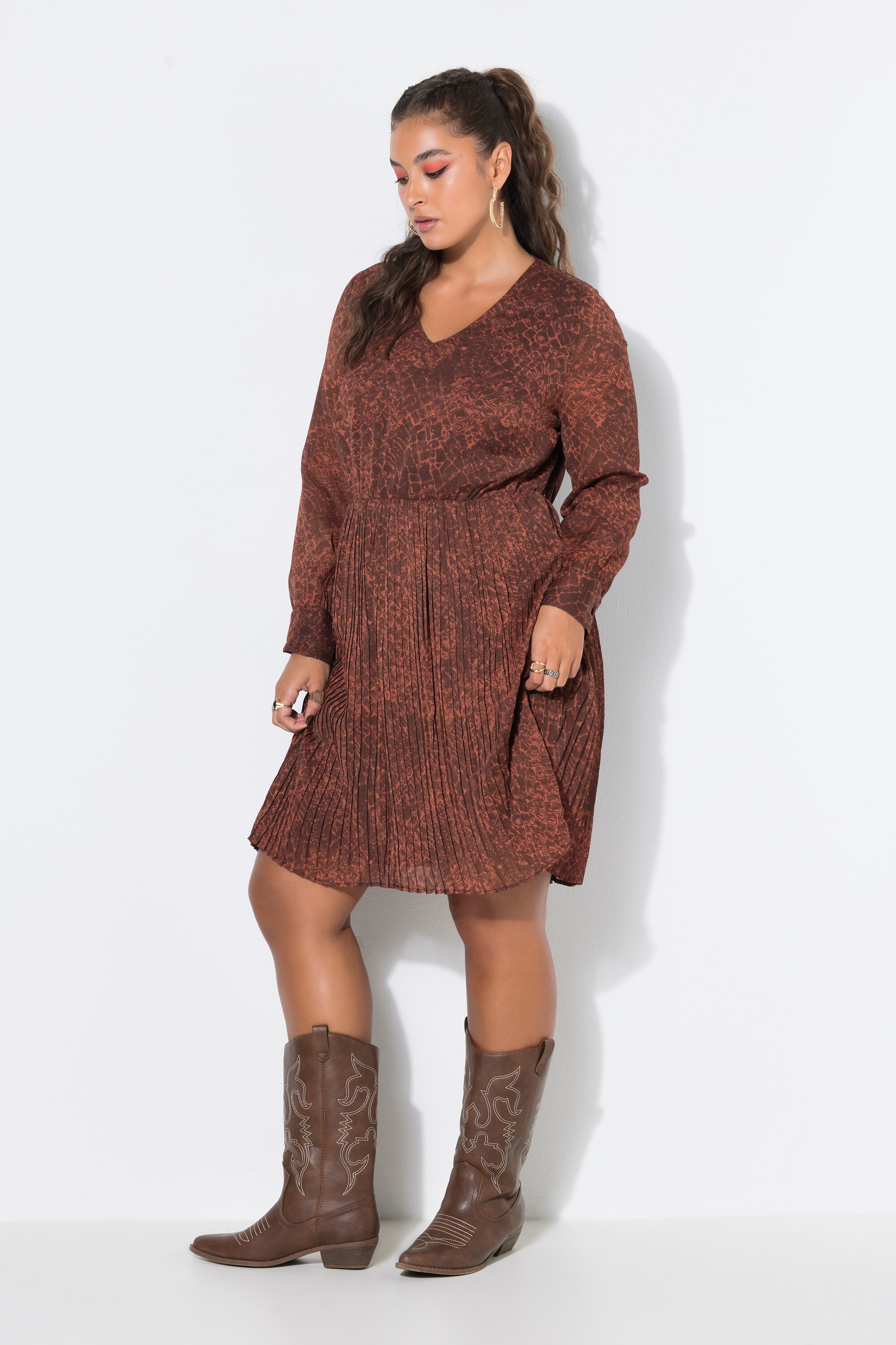 Robe coupe ample, imprimé crocodile, STUDIO UNTOLD