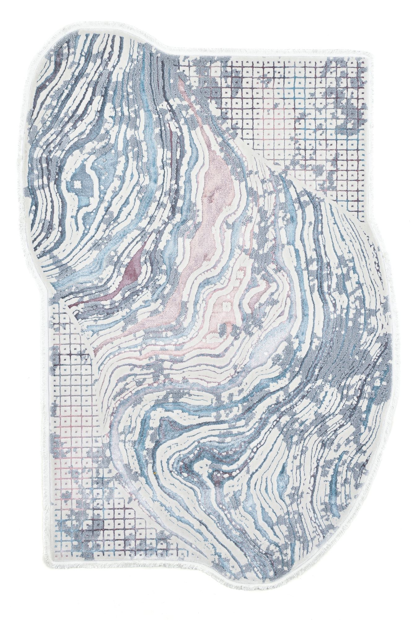 Tapis tissé à la machine en polyester, THEKO