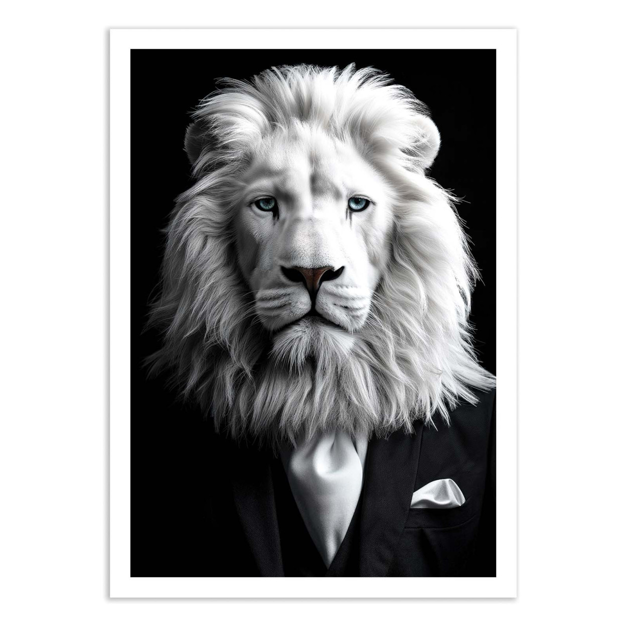 Affiche d'art - White Lion Wild Suits - Philippe Hugonnard, WALL EDITIONS