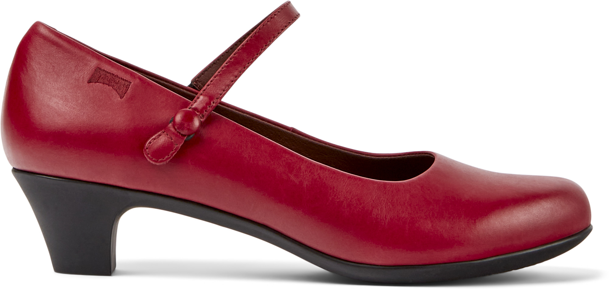 Escarpins helena cuir rouge Camper La Redoute