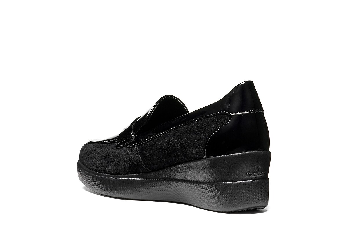 GEOX Mocasines de charol con cuña, STARDUST — photo 4