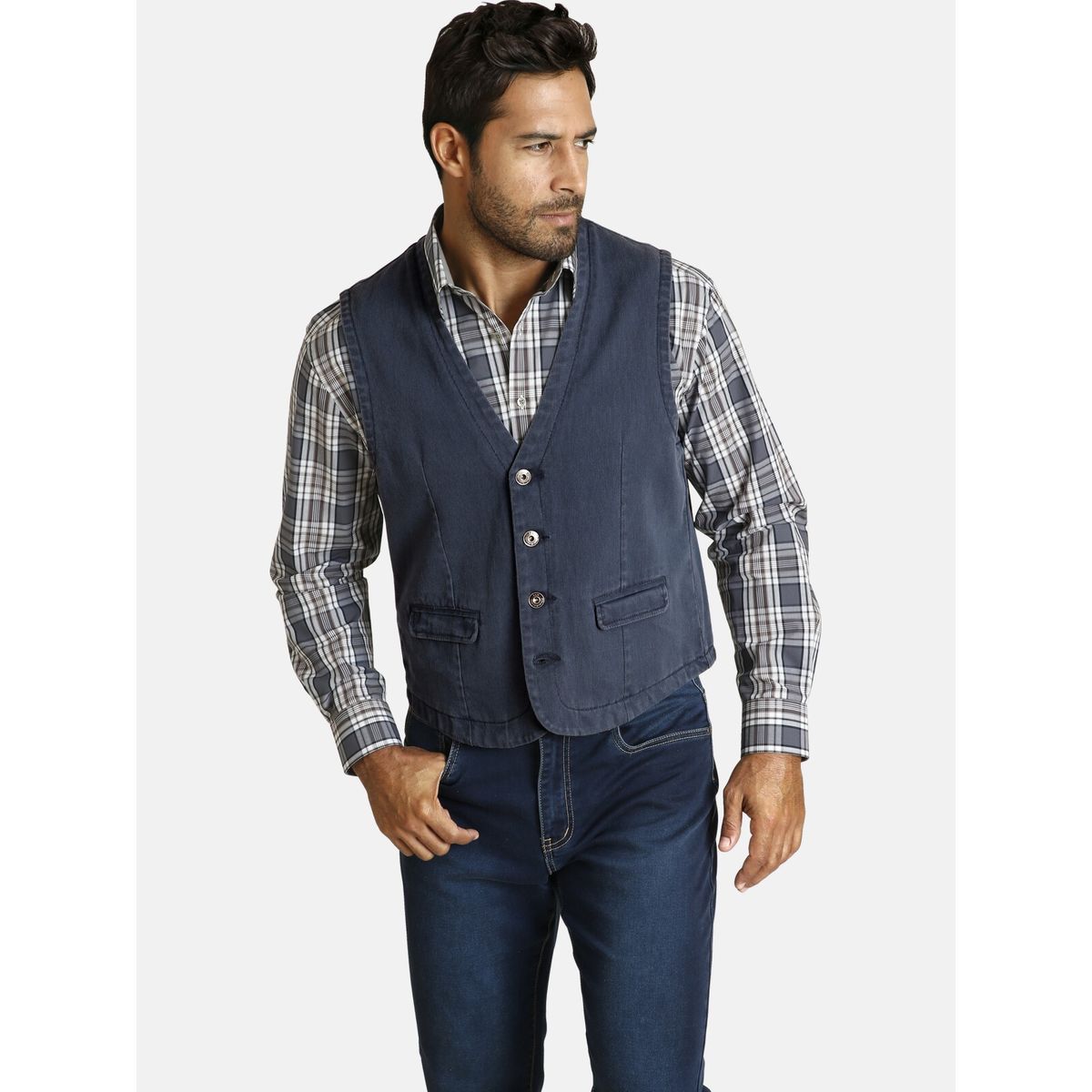 jean chemise gilet