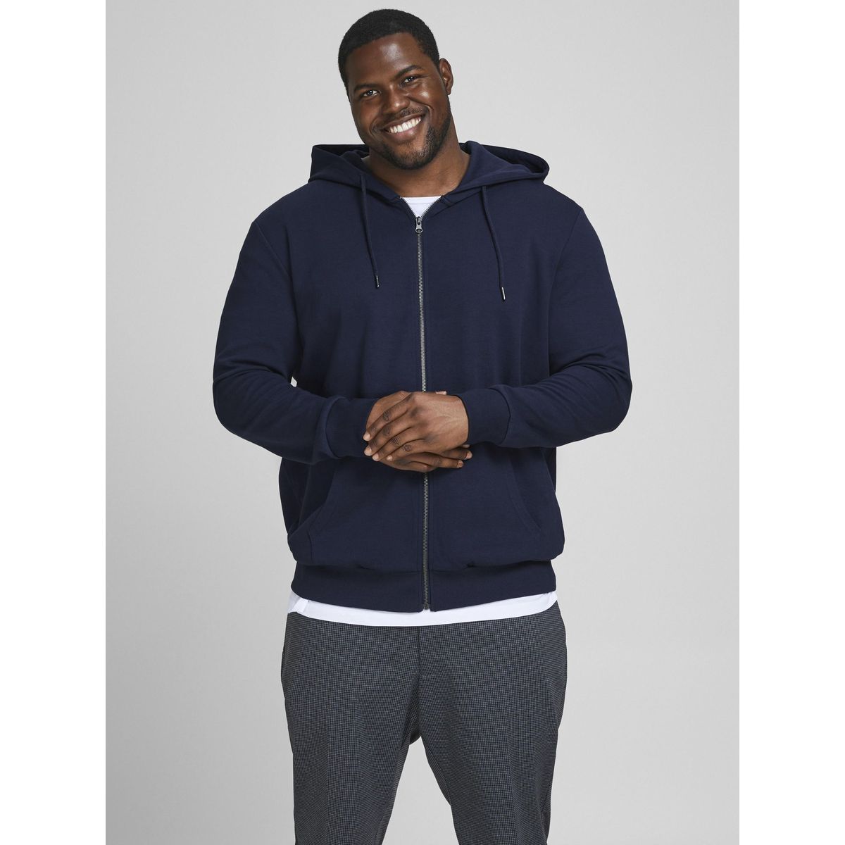 Sweat capuche on sale homme grande taille