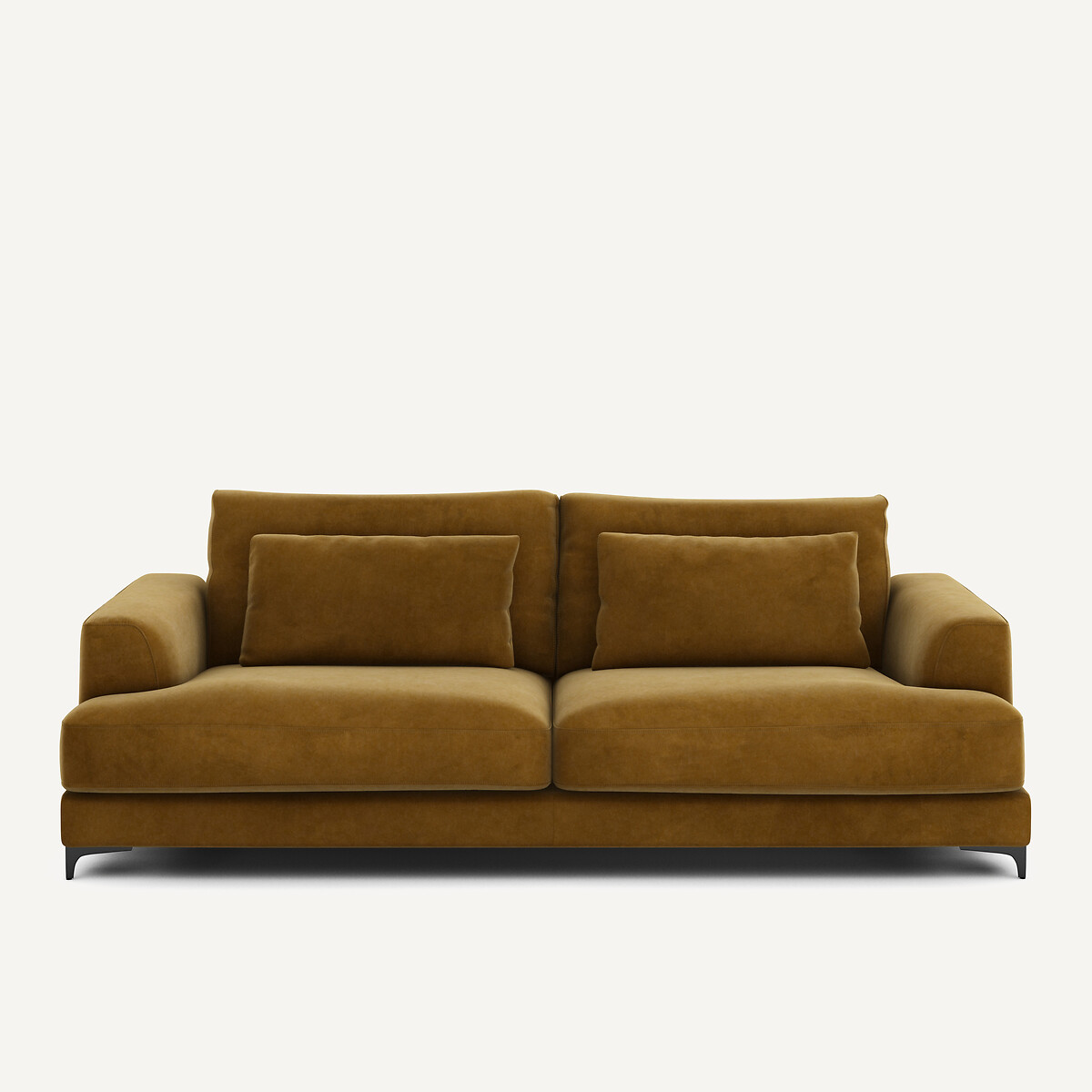 Canapé 4P convertible velours, Marsile