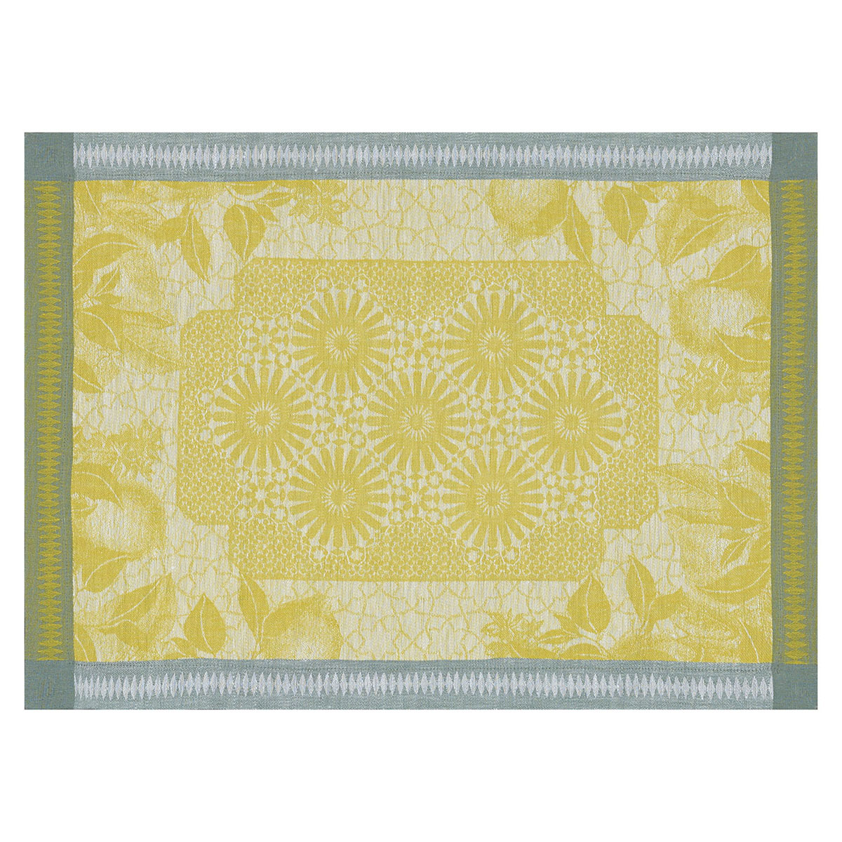 Set de table en Lin, JARDIN D'ORIENT, LE JACQUARD FRANCAIS