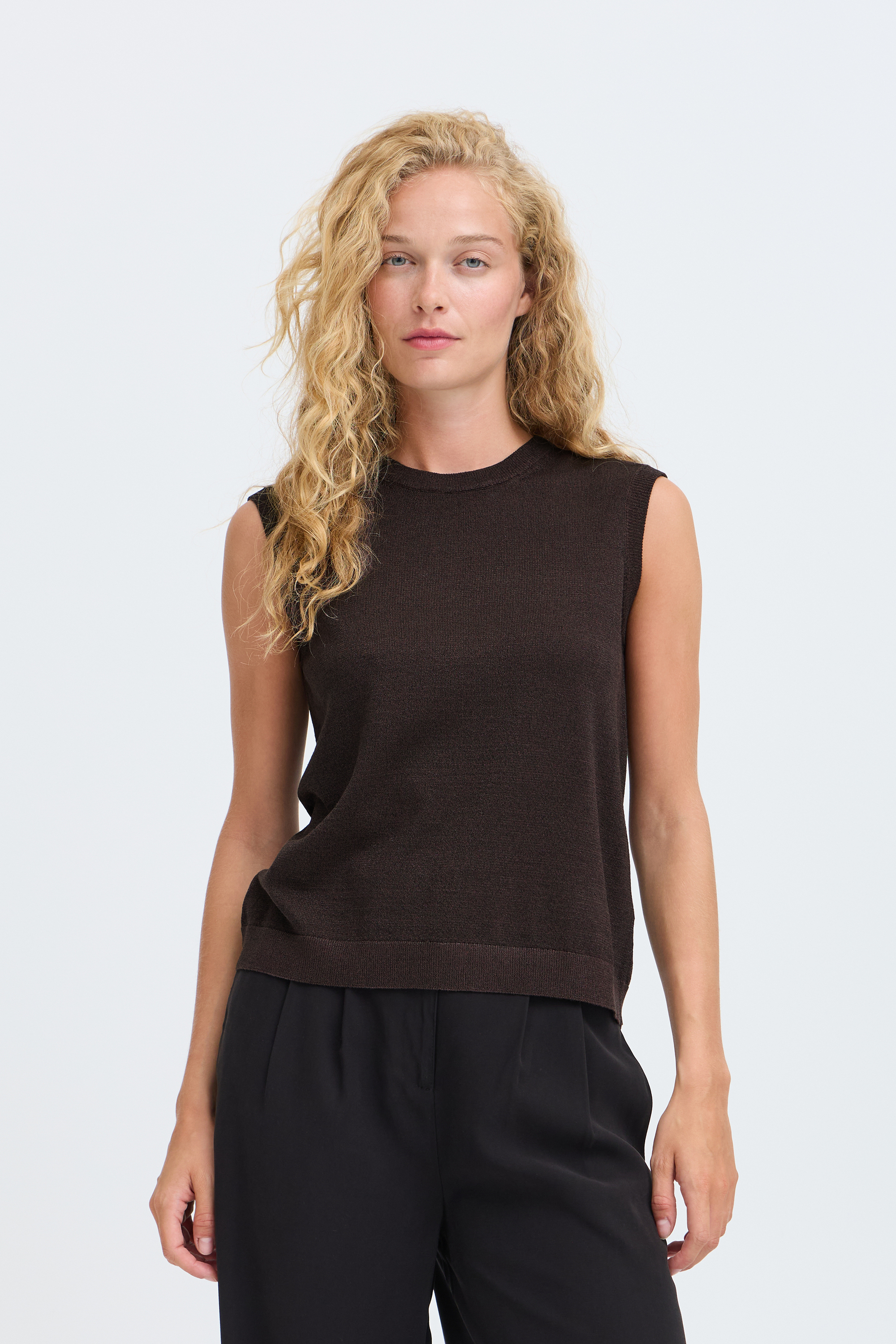 Pull en maille manches courtes, B.YOUNG