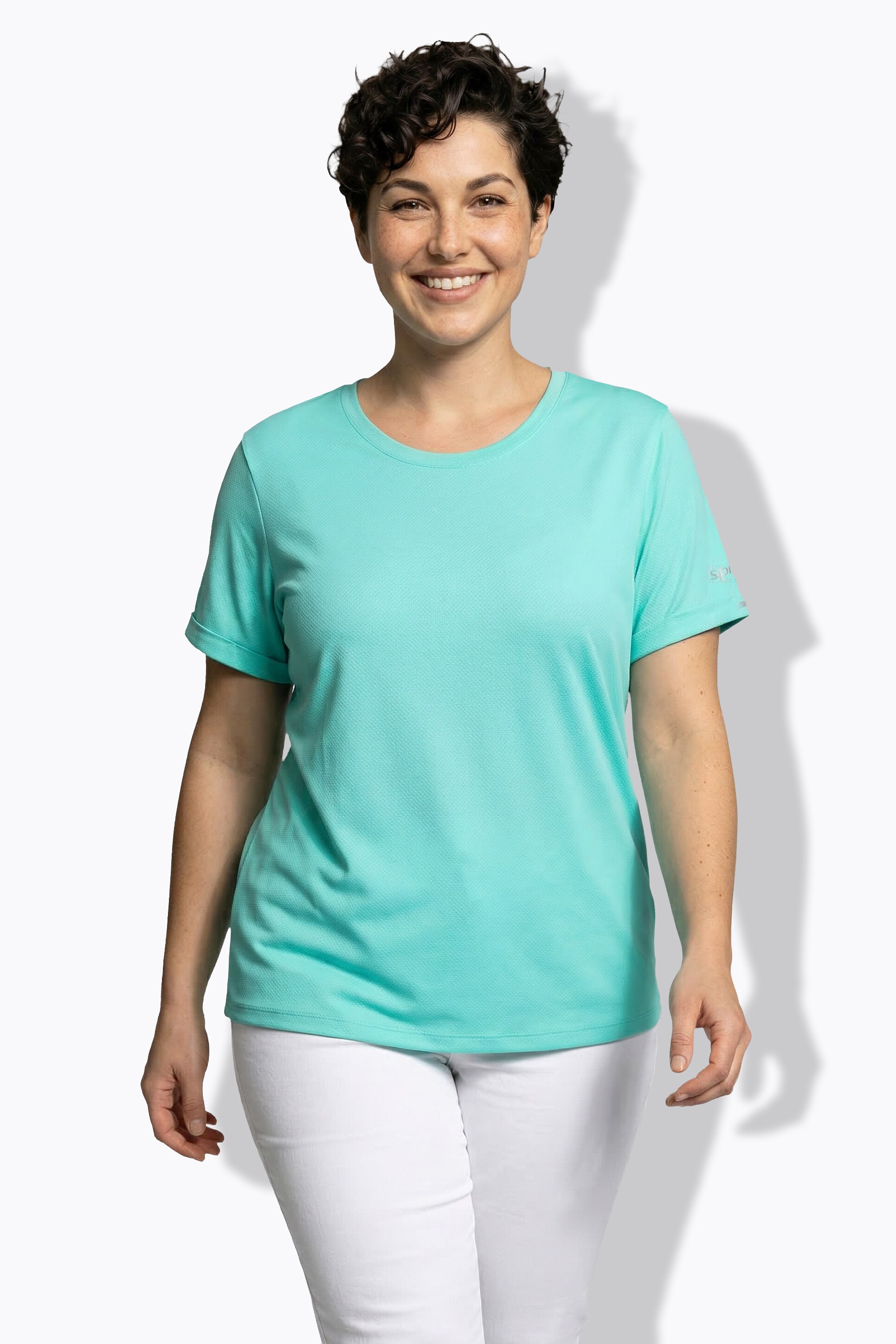 T-shirt technique UV 50+. Col rond, ULLA POPKEN