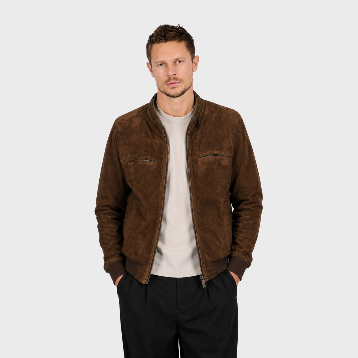 Veste réversible en cuir DYLAN, OAKWOOD