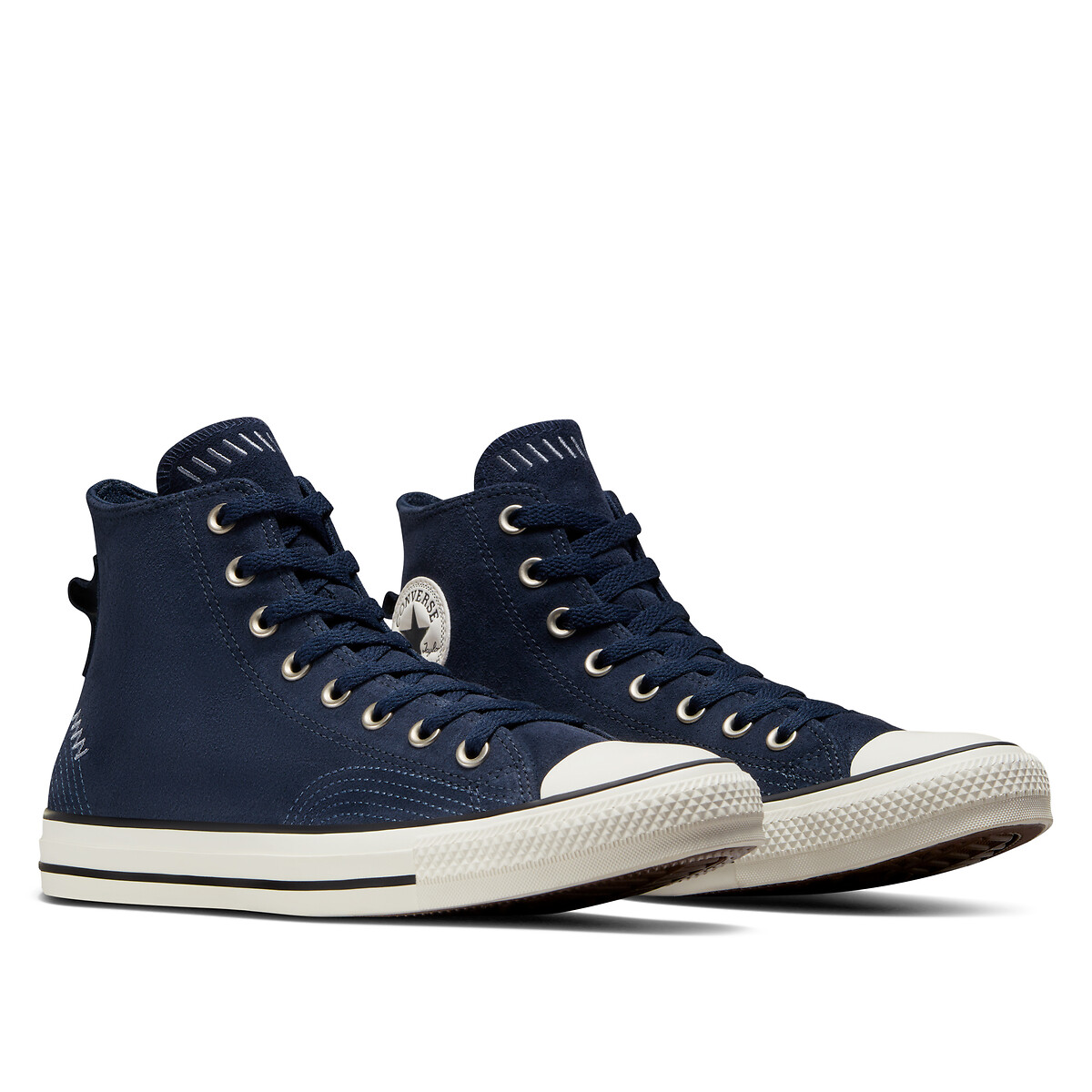 Blue suede converse high tops store