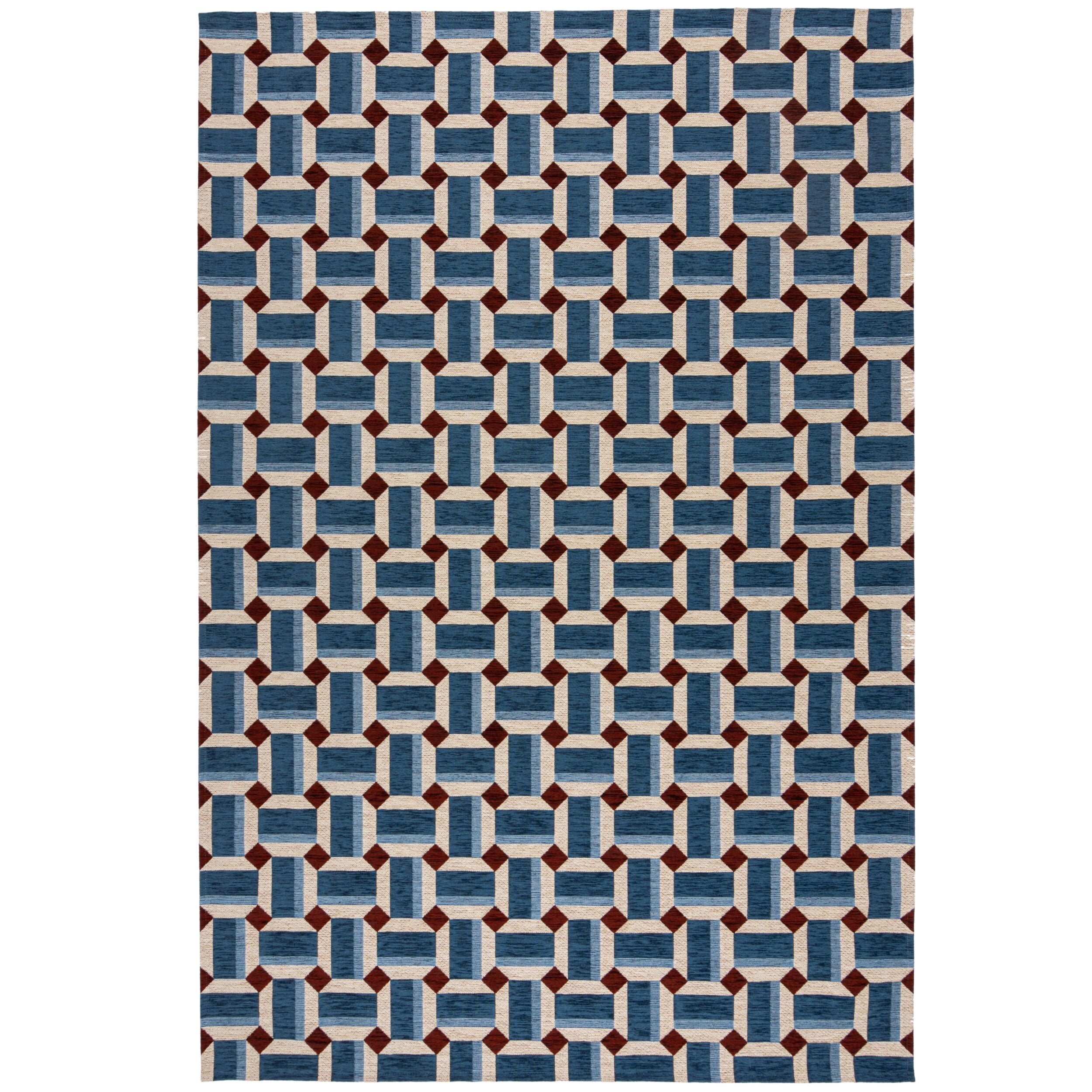 Tapis salon et chambre moderne tissé plat CLINTON, NOVATREND