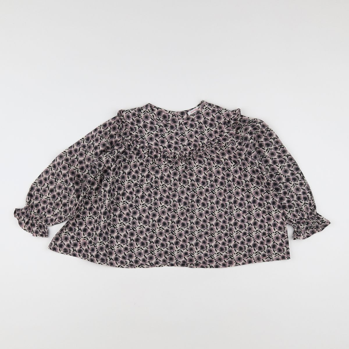 Chemisier Femme Monoprix Taille 38 En Viscose écru - Manches Longues Col V