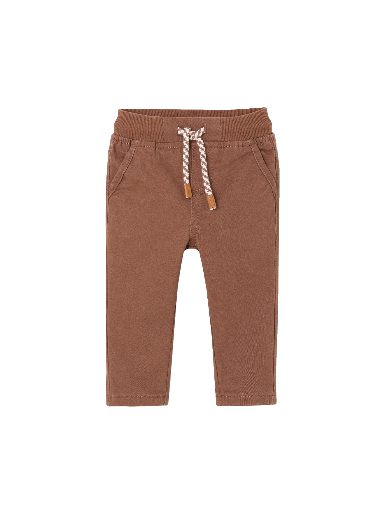 Pantalon en sergé doublé, VERTBAUDET