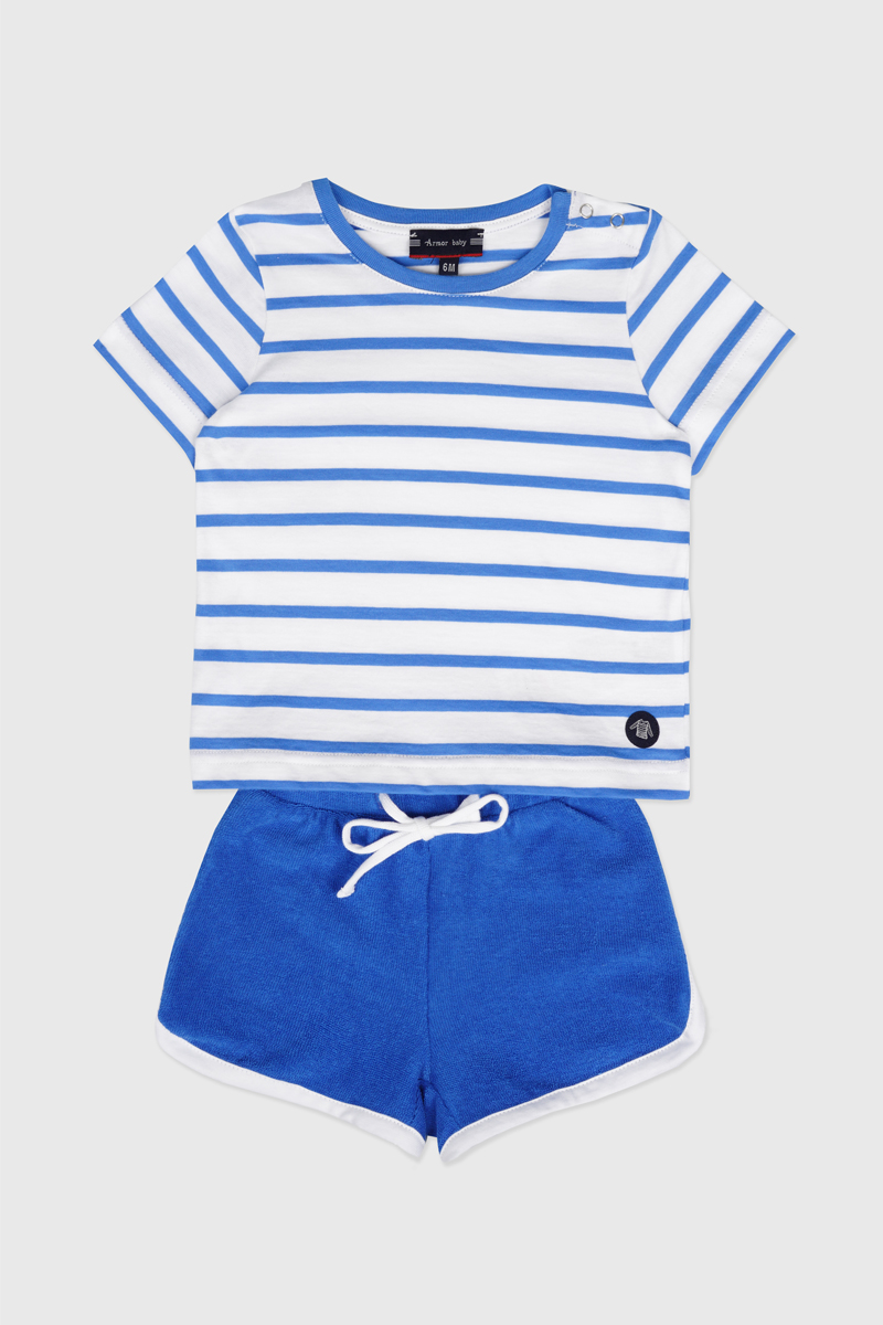 Ensemble pyjashort en coton BABY, ARMOR-LUX