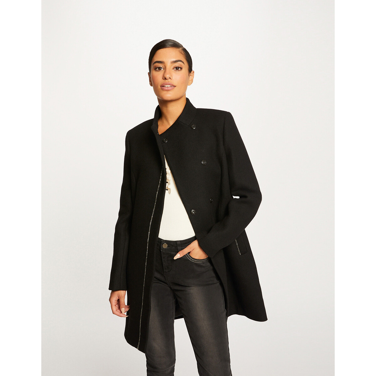 Manteau best sale morgan strass