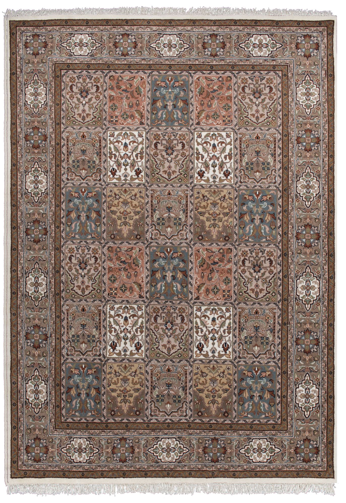 Tapis d'orient classique Benares noué main, THEKO