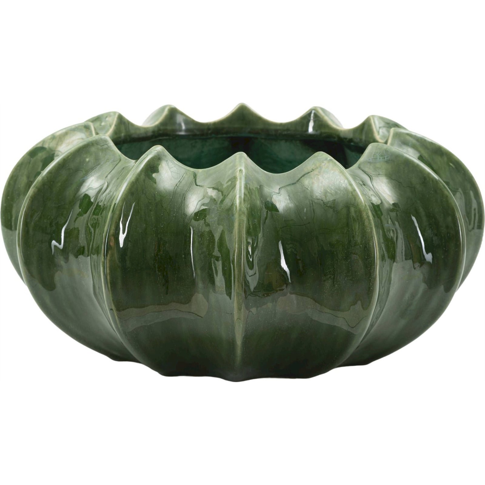 Cache-pot en céramique relief cactus MODERN, RECOLLECTION