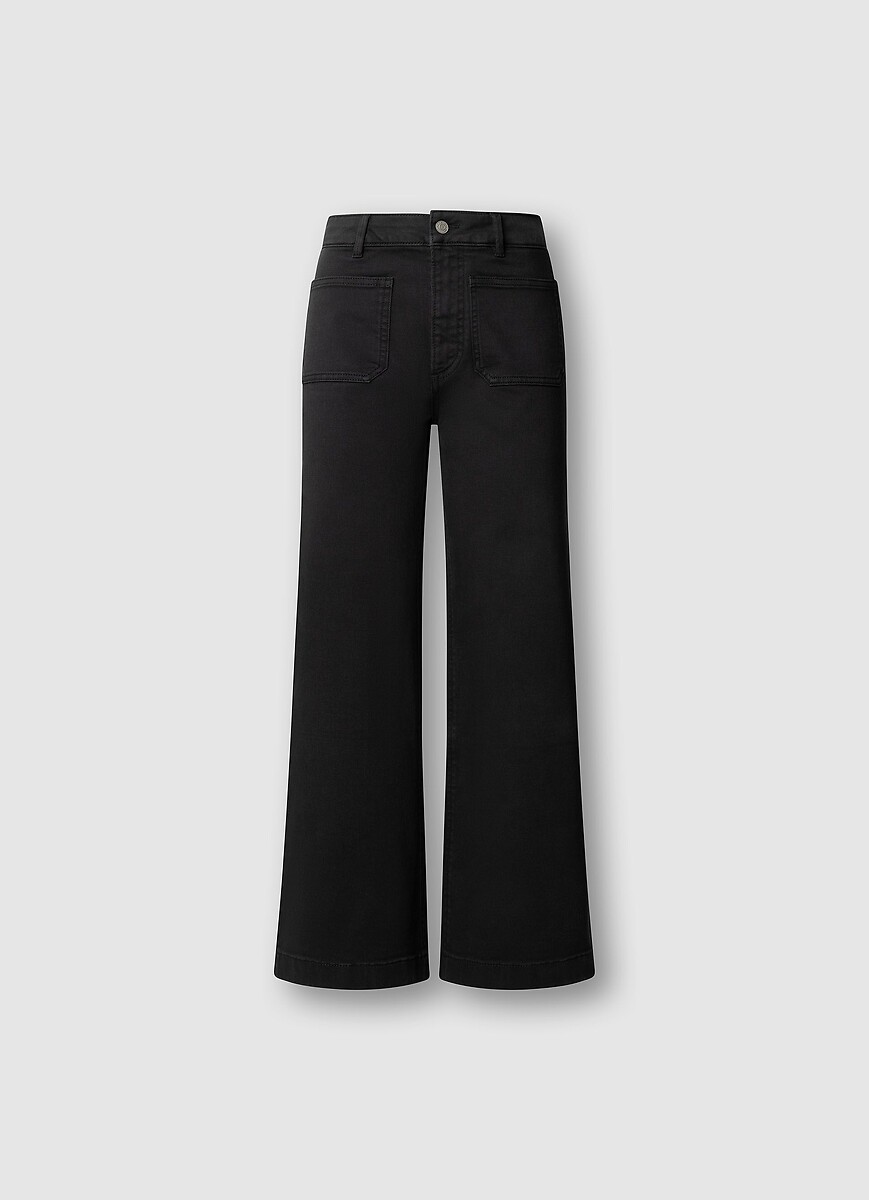 Patch Pocket Wide Leg Trousers, PEPE JEANS
