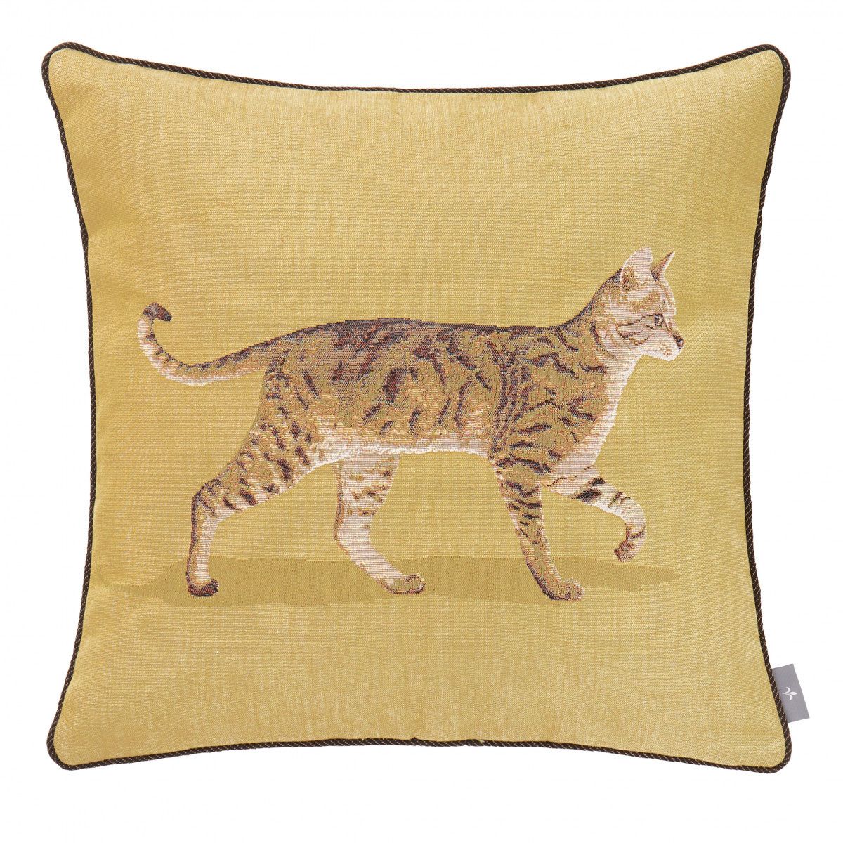 coussin chat tisse made in france, france