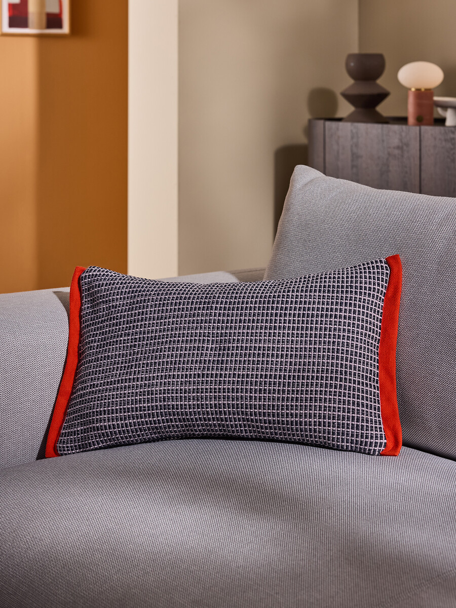 MADE.COM Cady Woven Filled Cushion, MADE