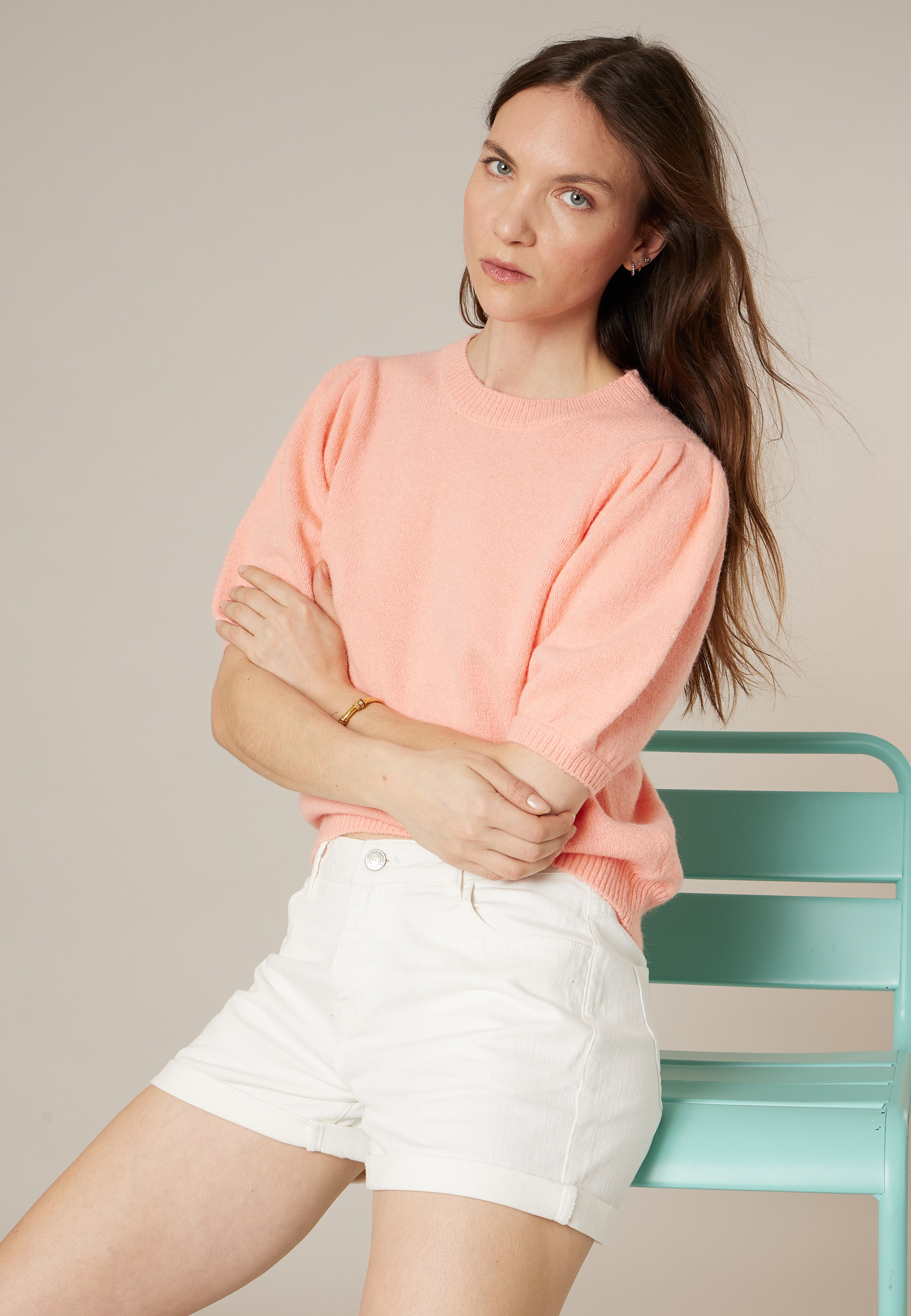 Pull femme en maille douce NEVALIA, DEELUXE