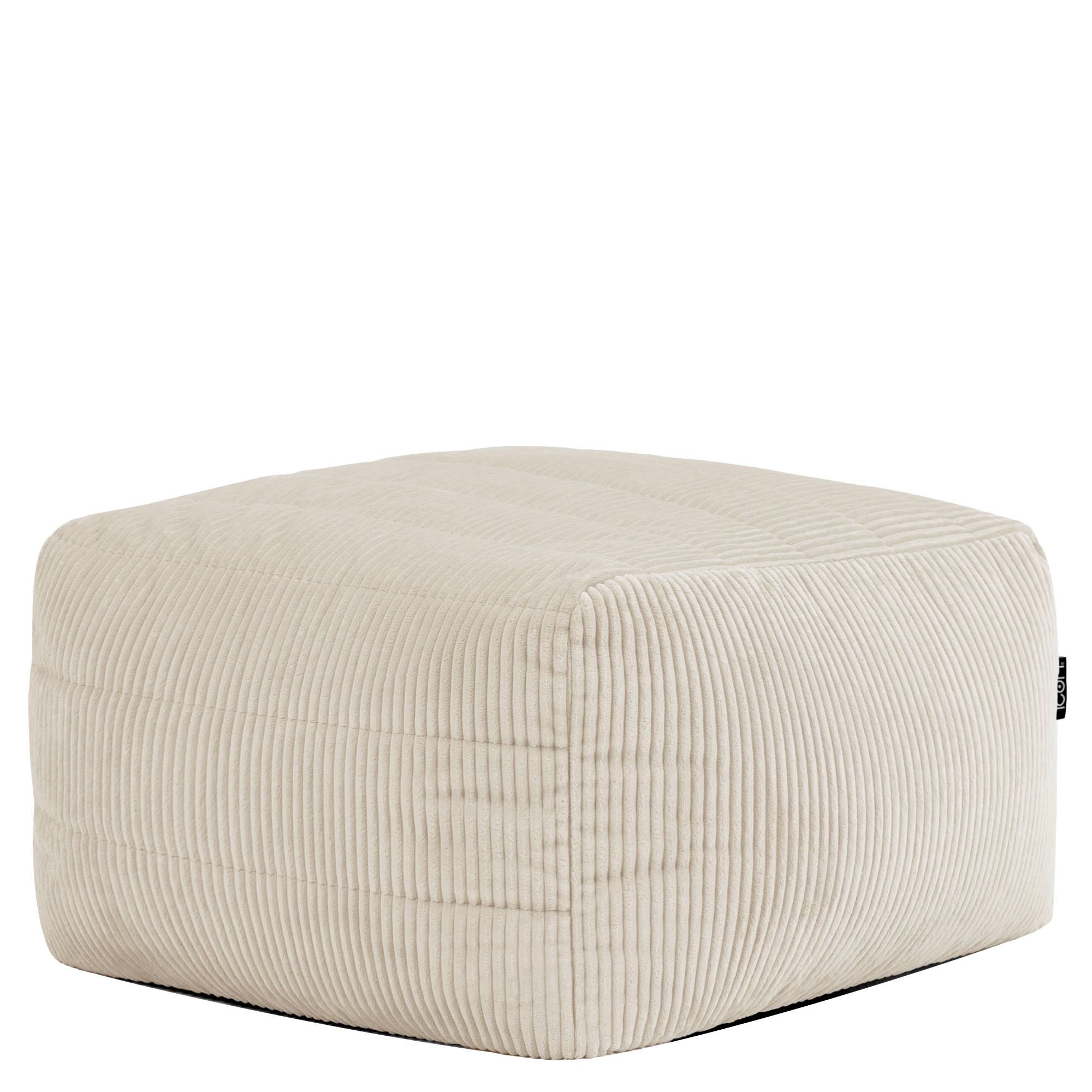 Pouf repose-pieds modulaire en velours côtelé Oeko-Tex® - NOA, ICON