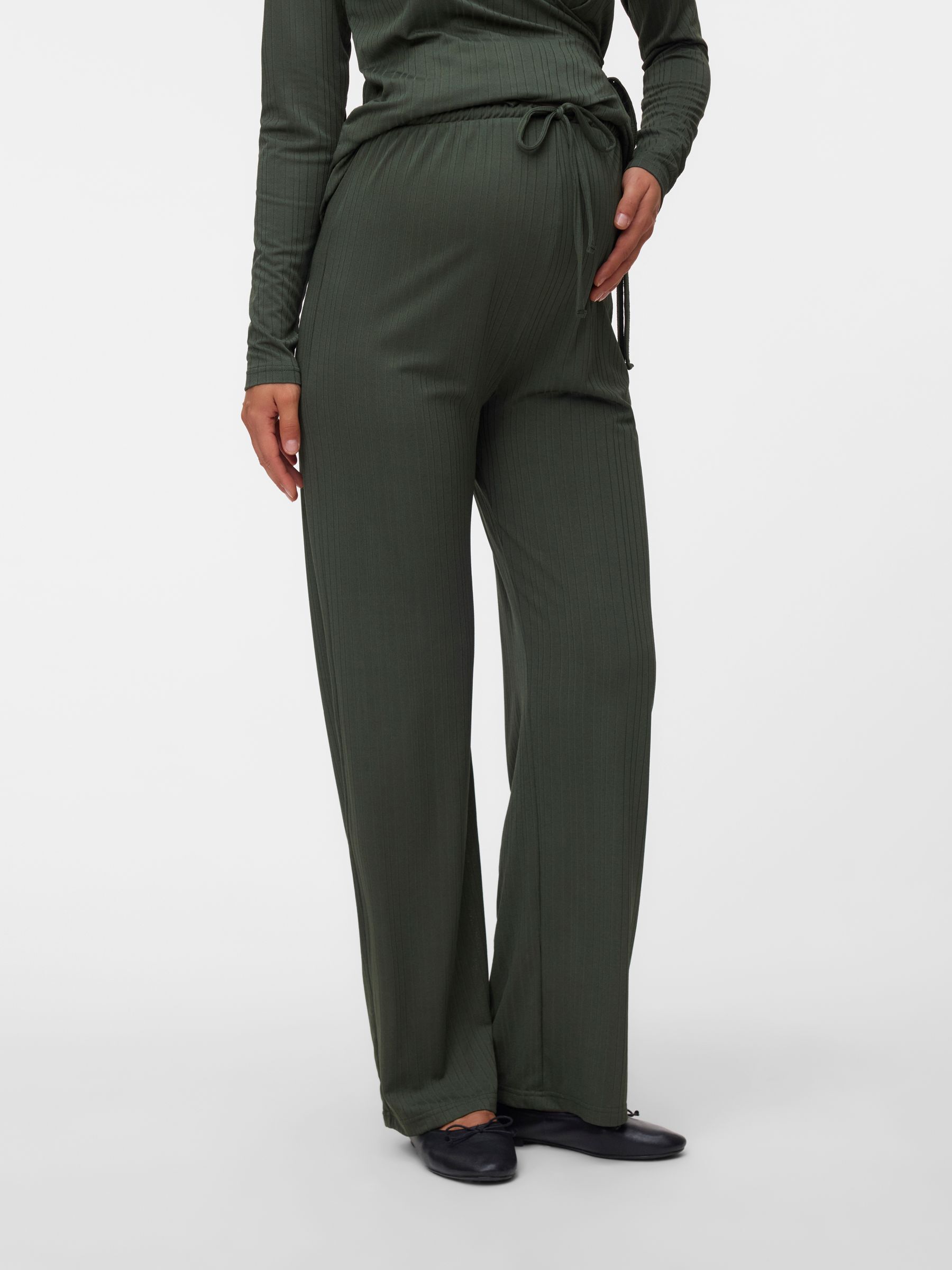 Pantalon À Jambe Large, MAMA LICIOUS