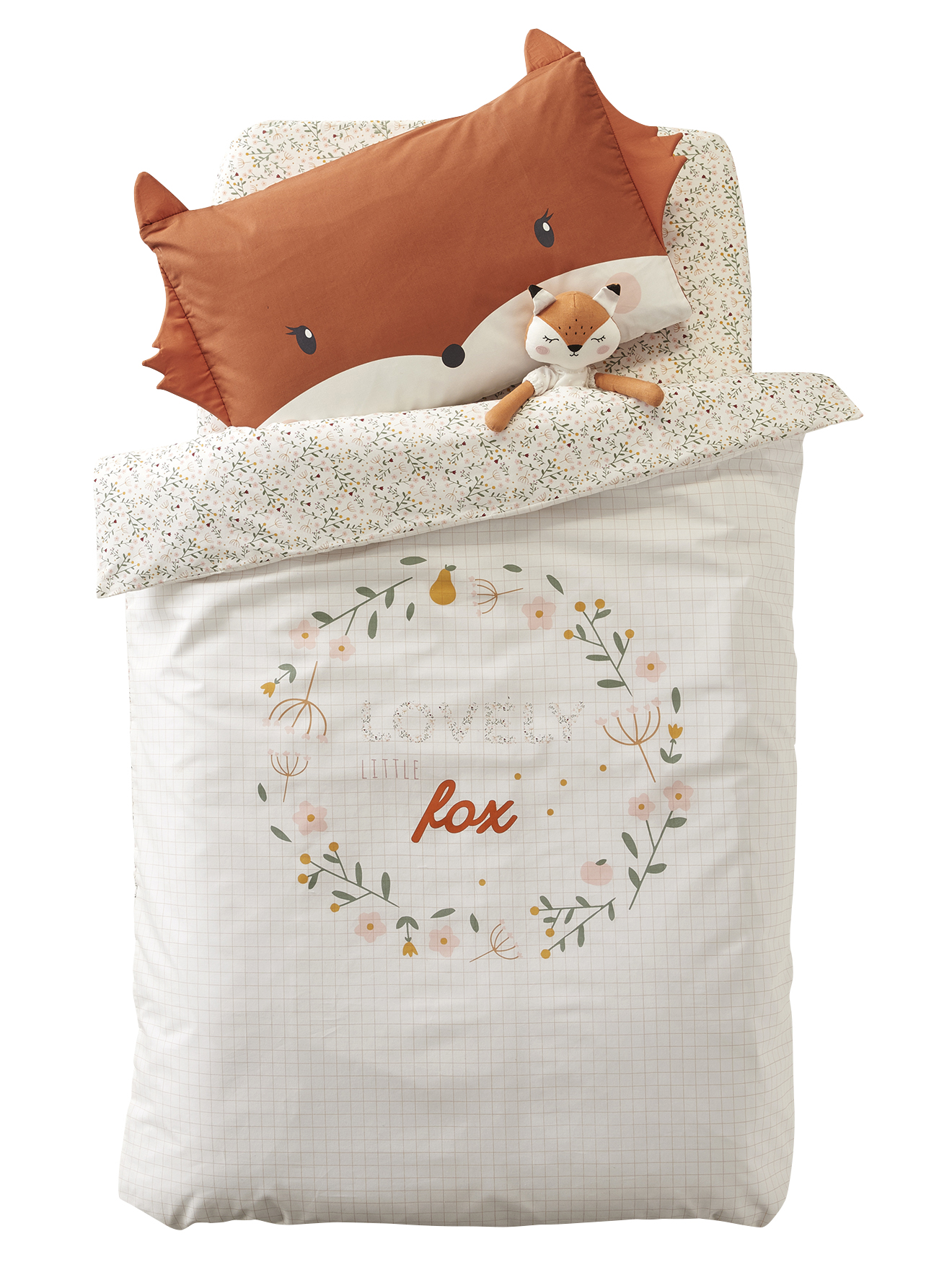 Housse de couette FLEURETTES, VERTBAUDET