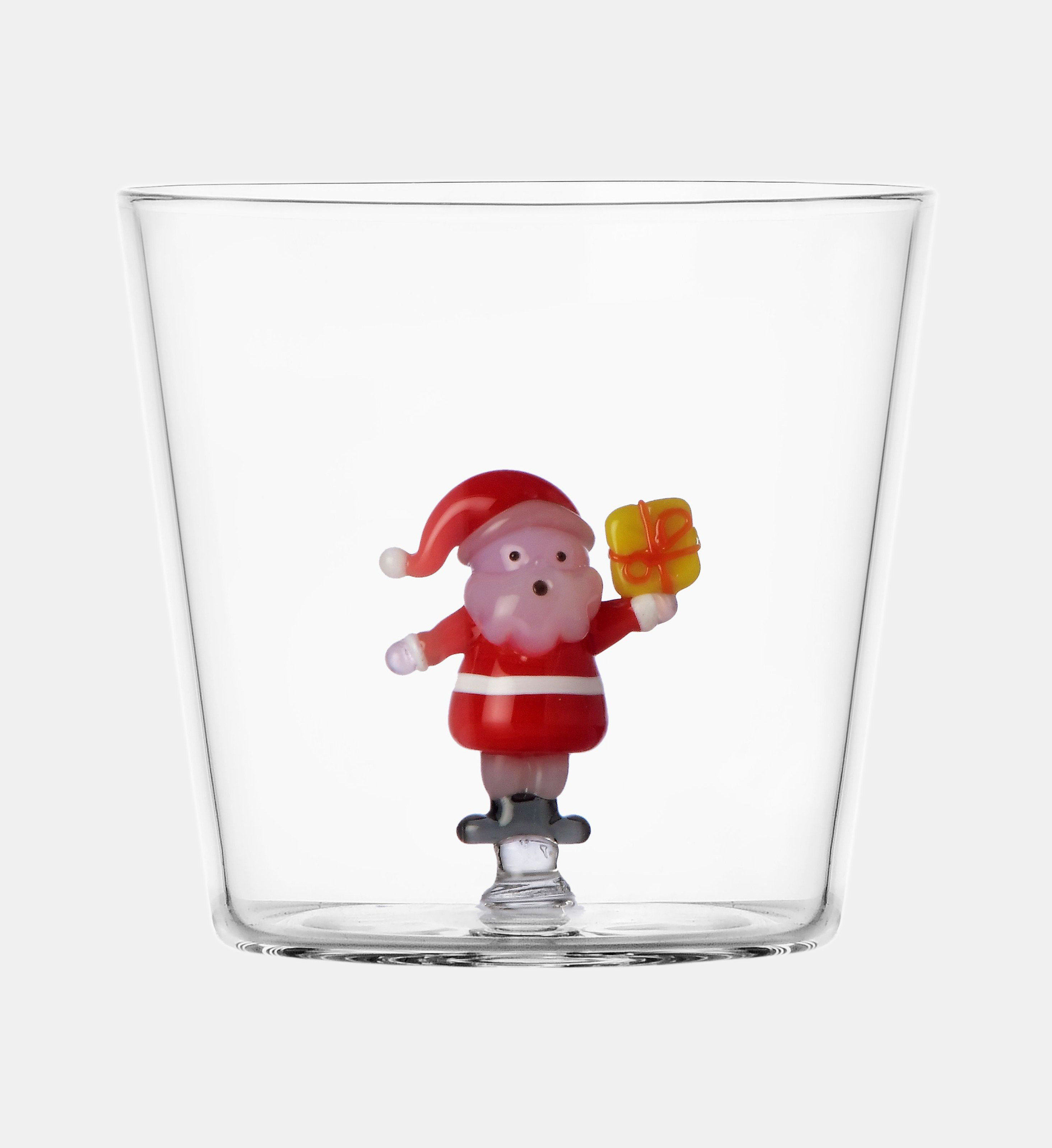 Gobelet père noël cadeau jaune 30 cl, ICHENDORF MILANO