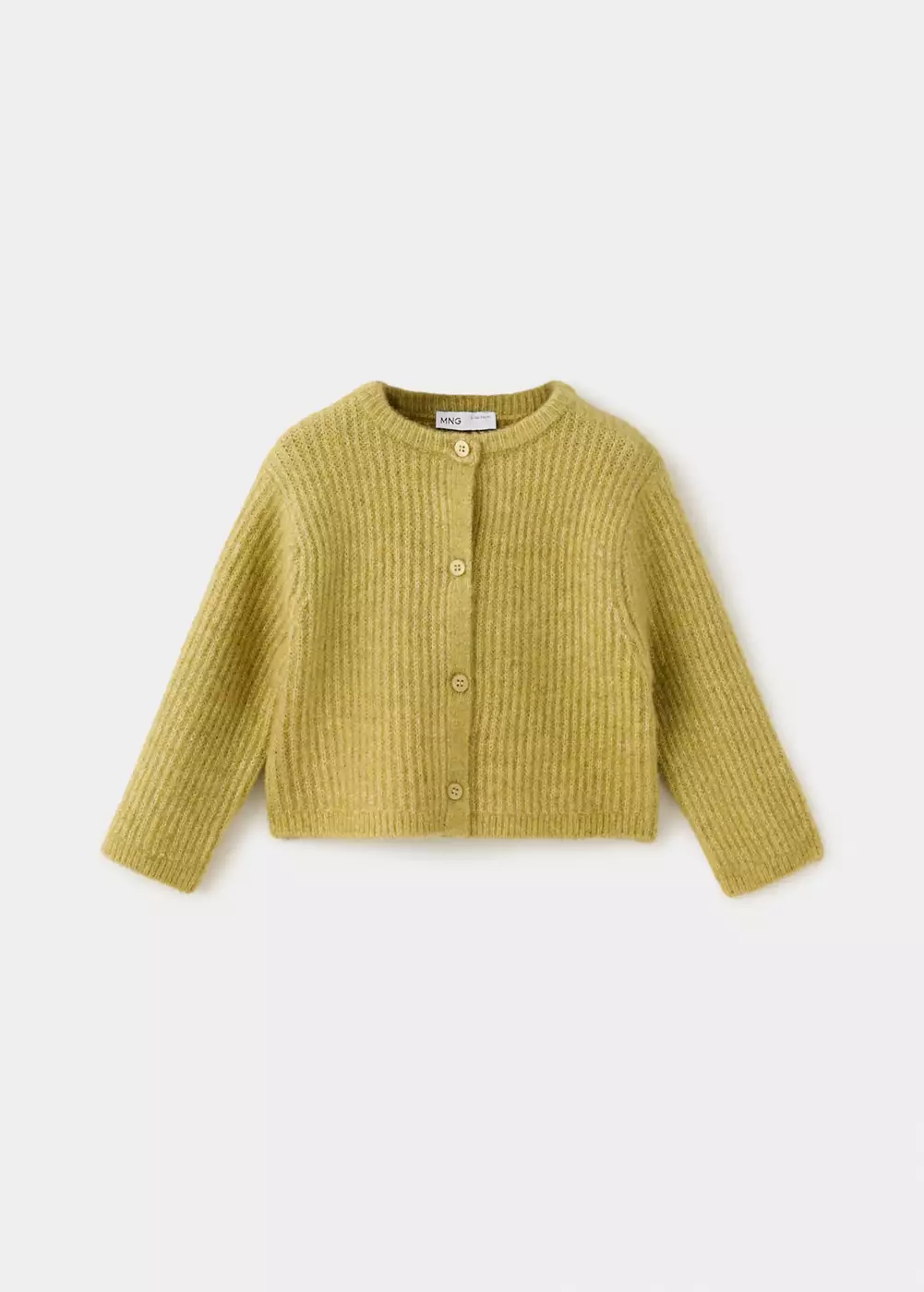 Cardigan maille côtelée, MANGO BABY