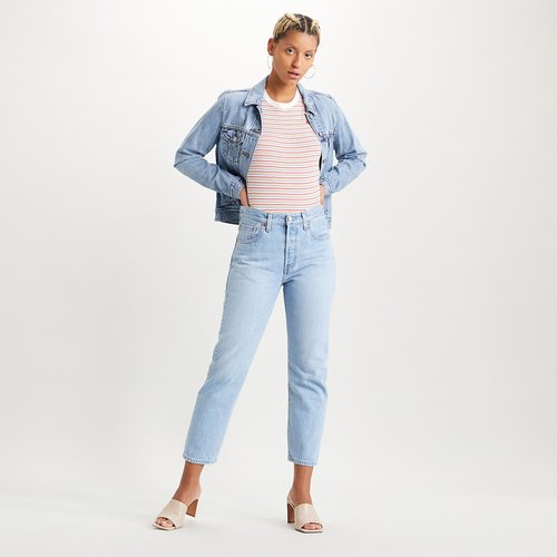 501® cropped jeans with high waist Levi's | La Redoute