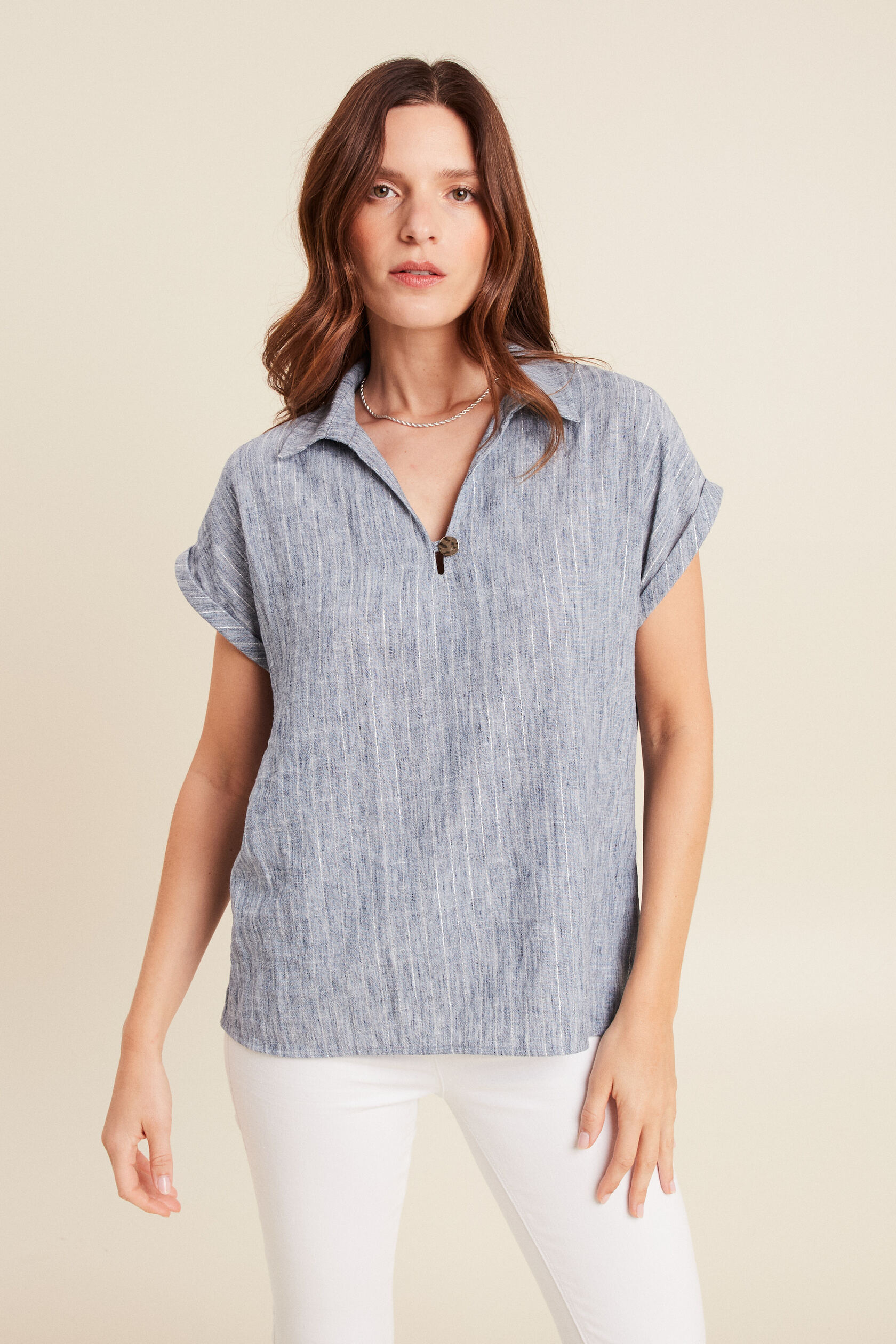Blouse manches courtes fluide, BREAL