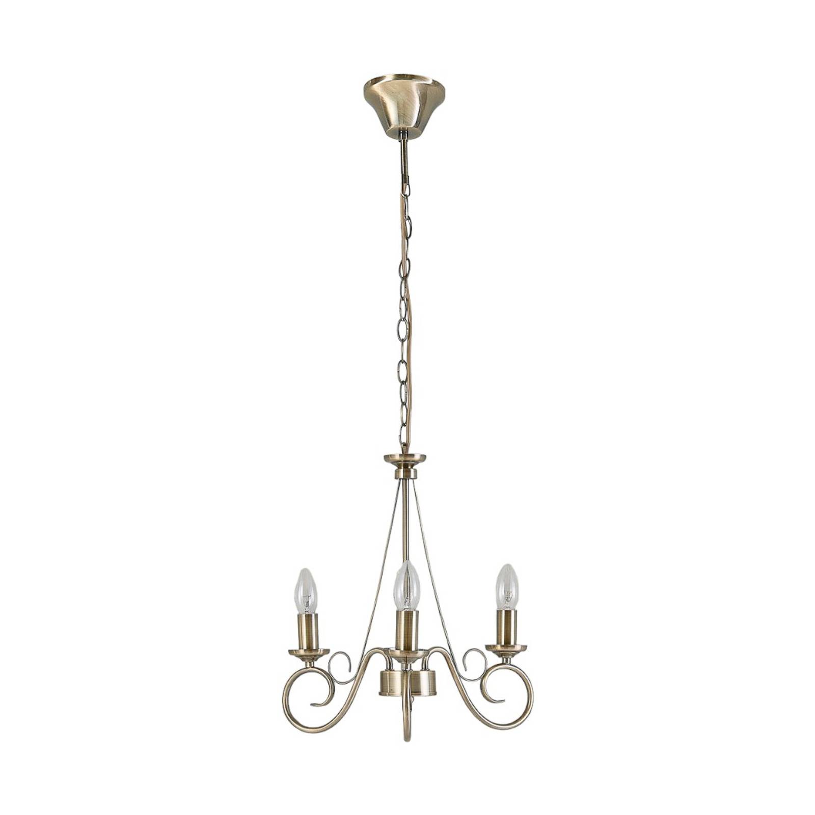Lustre en métal antique, Marnia, LINDBY