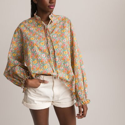 Блузка с воротником-стойкой с принтом Liberty Fabrics® LA REDOUTE COLLECTIONS