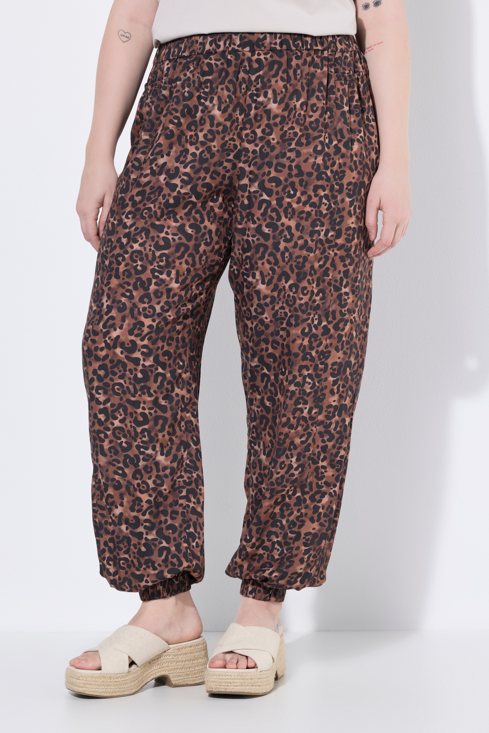 Pantalon Rose, motif léopard, ULLA POPKEN