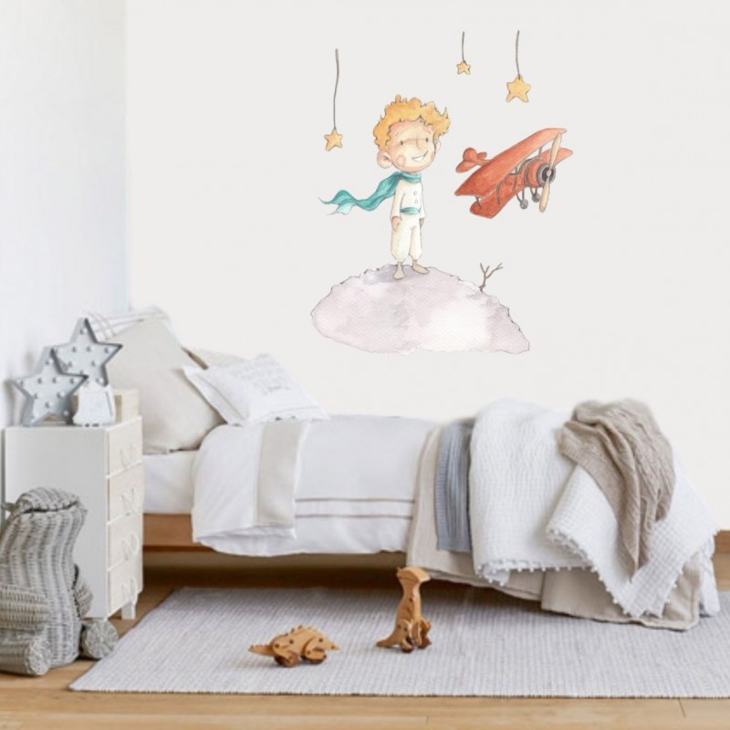 Sticker mural enfant petit prince, SUENOS DE CIGUENA