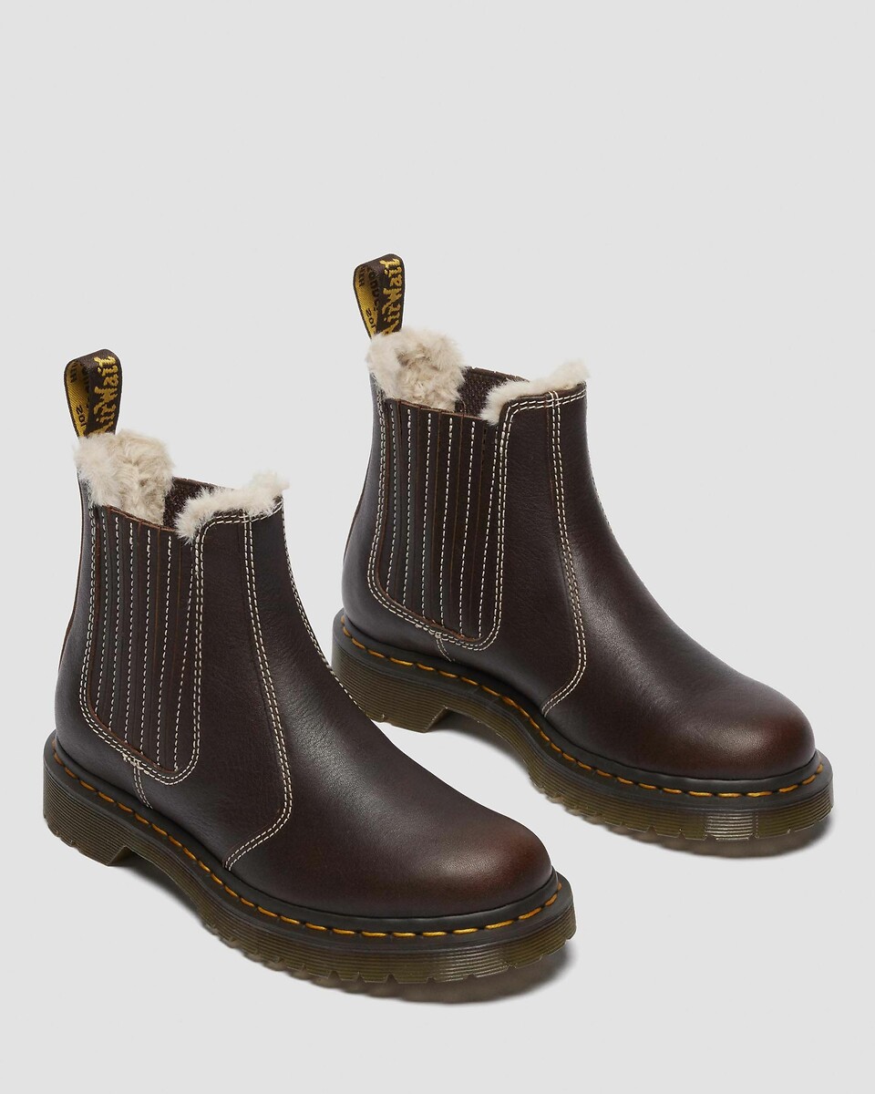 Dr. Martens 2076 Botas Leonore II Chelsea, Piel Grizzly