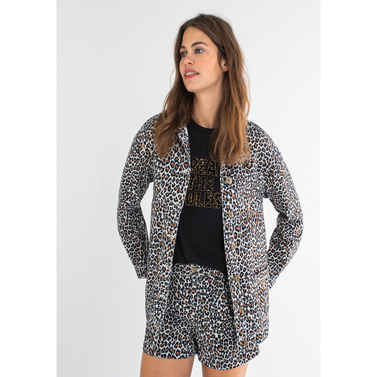 Veste longue l opard La Redoute