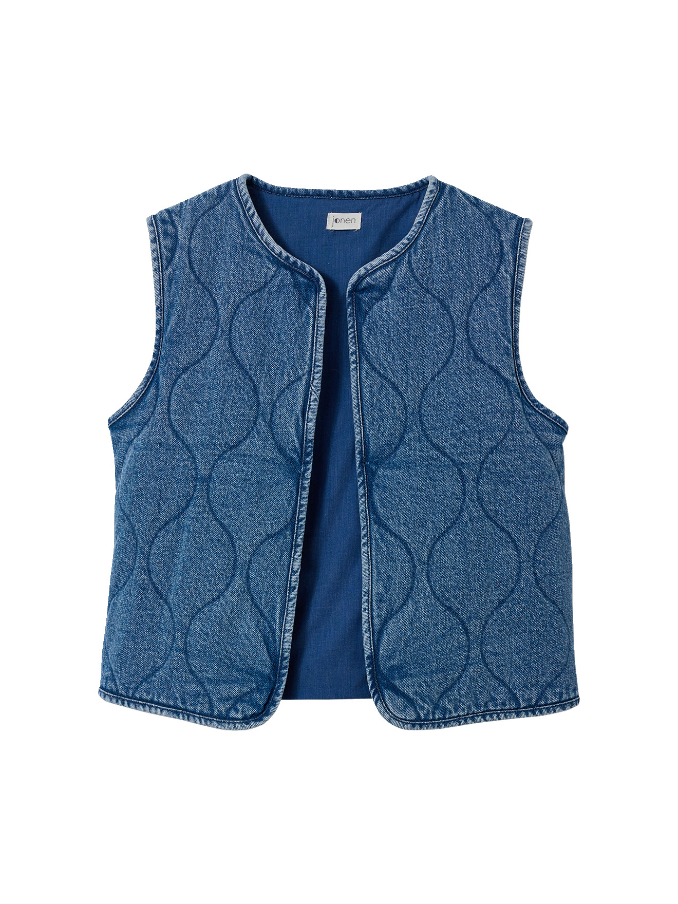 Veste sans manches denim, JONEN