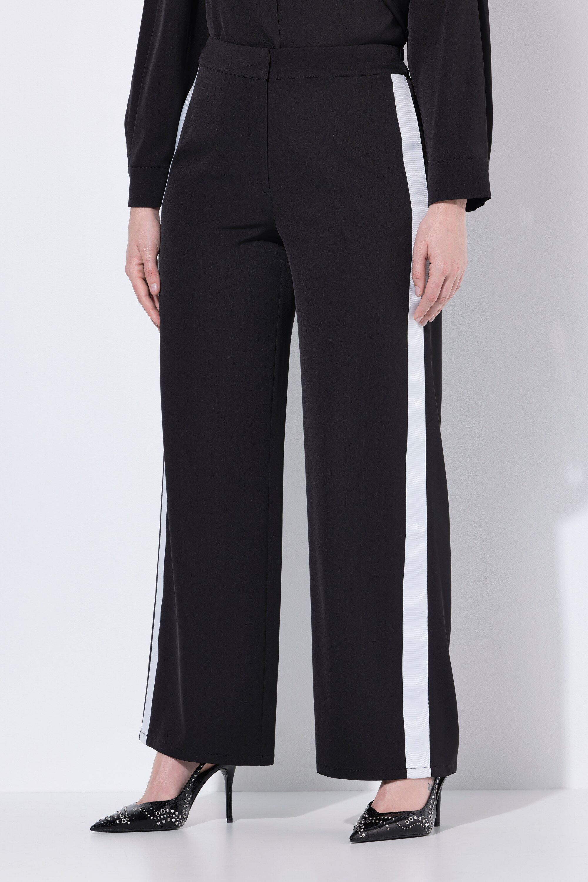 Pantalon Rose jambe large et taille, ULLA POPKEN
