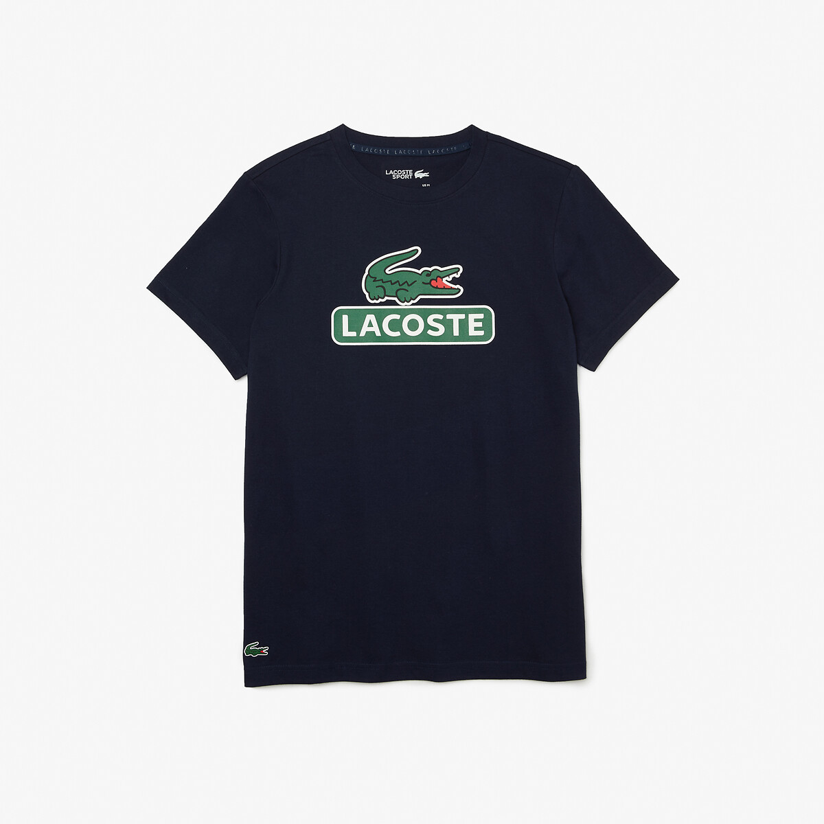 Sport logo print t-shirt in cotton mix 