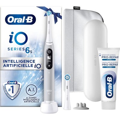 Coffret brosse à dents électrique IO 6 Grise edition cadeau ORAL B