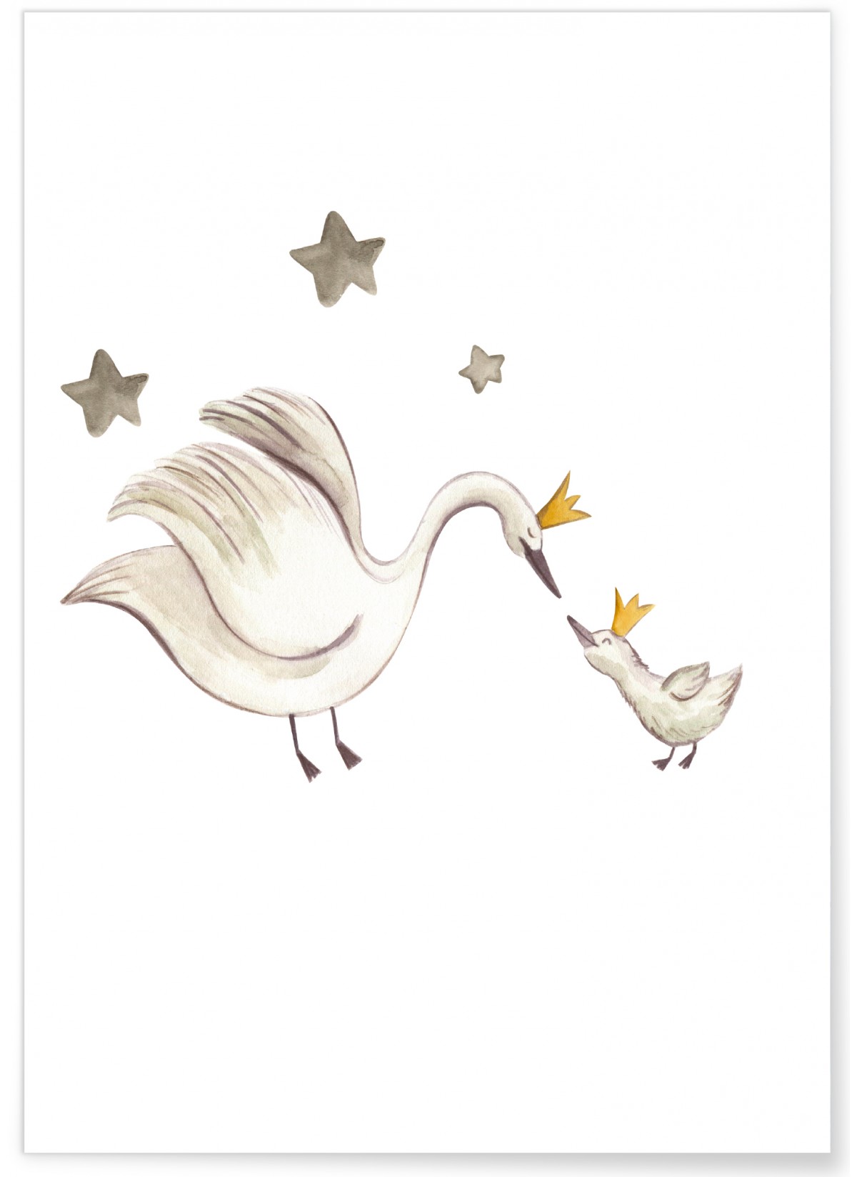 Affiche Enfant Cygnes, L'AFFICHERIE