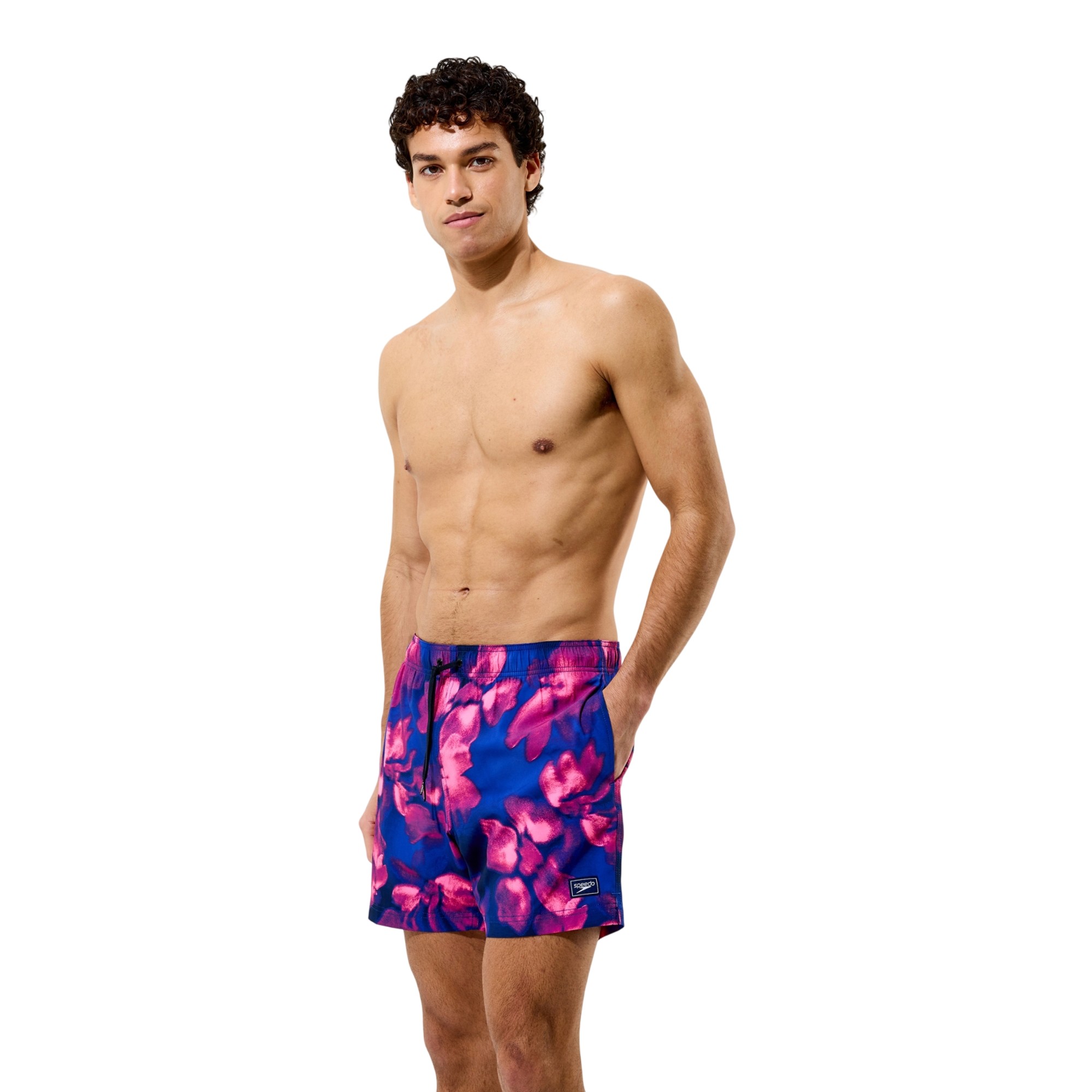 Short de bain à taille élastiquée motif/style floral REDONDO EDGE VOLLEY, SPEEDO