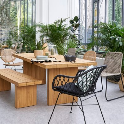 Table de jardin eucalyptus, Walu LA REDOUTE INTERIEURS