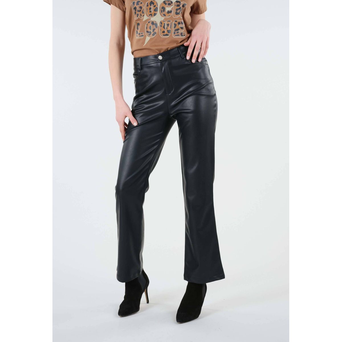 Pantalon simili best sale cuir la redoute