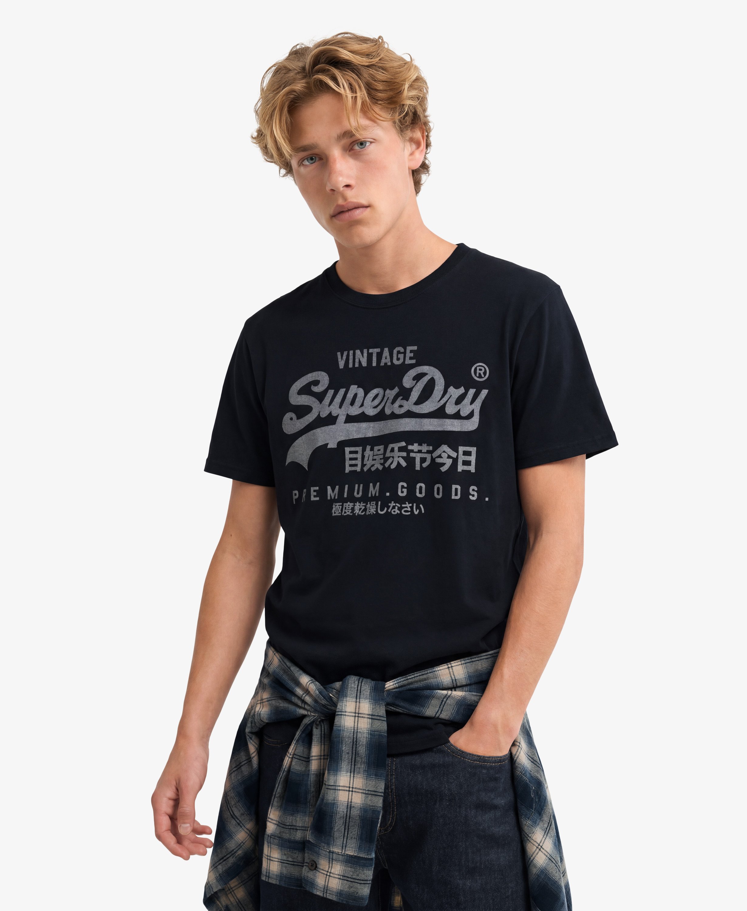 T-shirt classique Vintage Logo, SUPERDRY