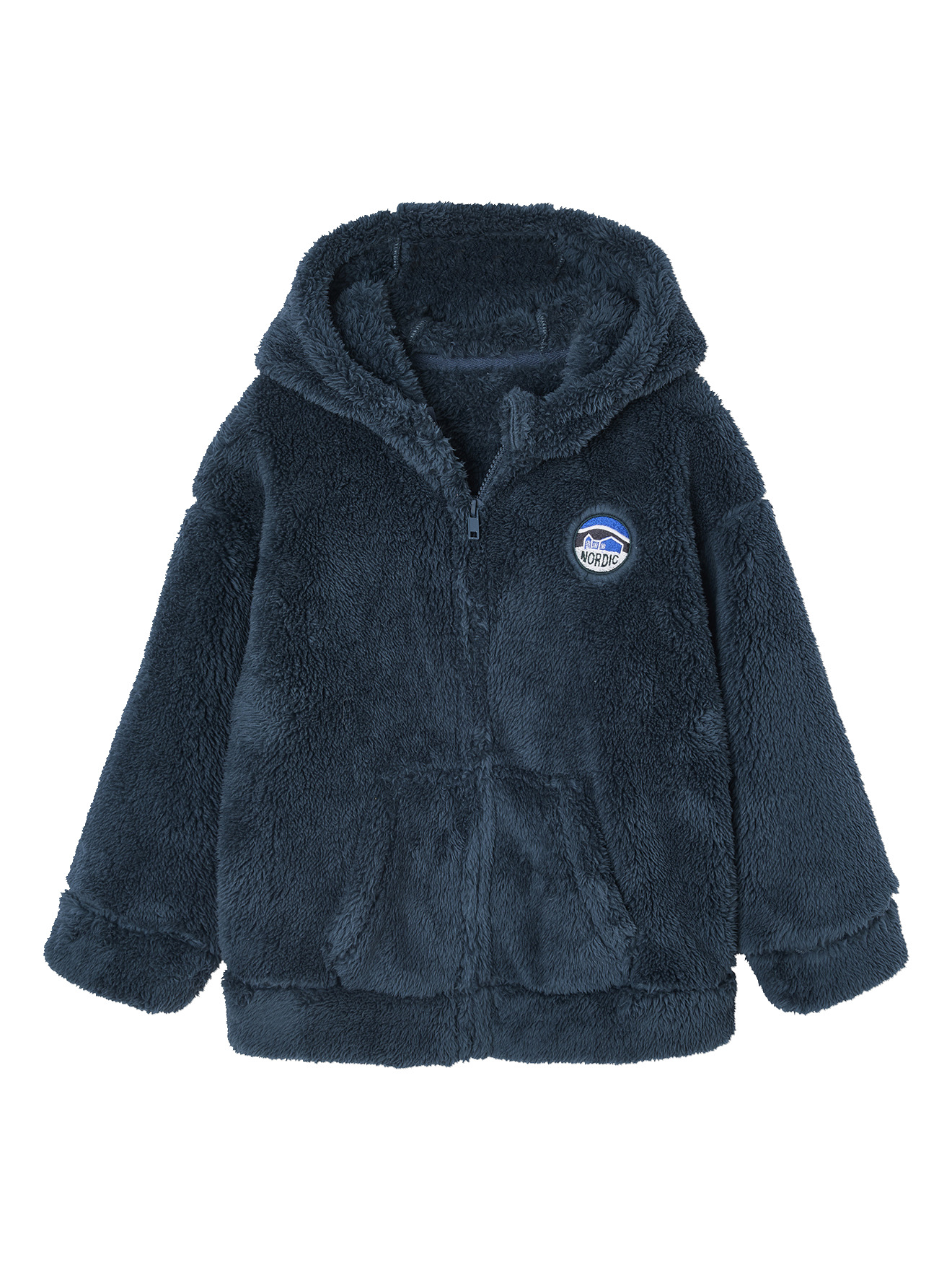 Veste Sherpa Nuit Garçon, VERTBAUDET
